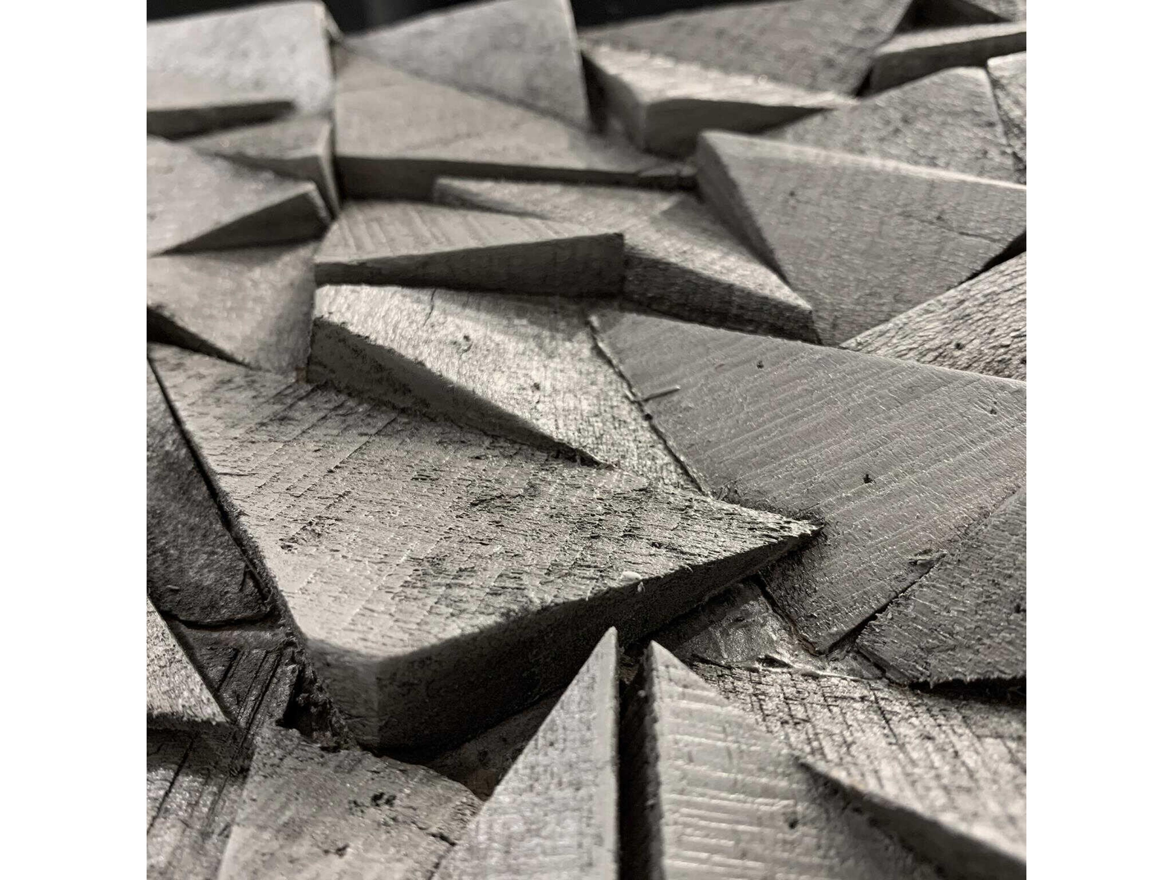 Howard Elliott Pablo Gray Round Wall Mirror