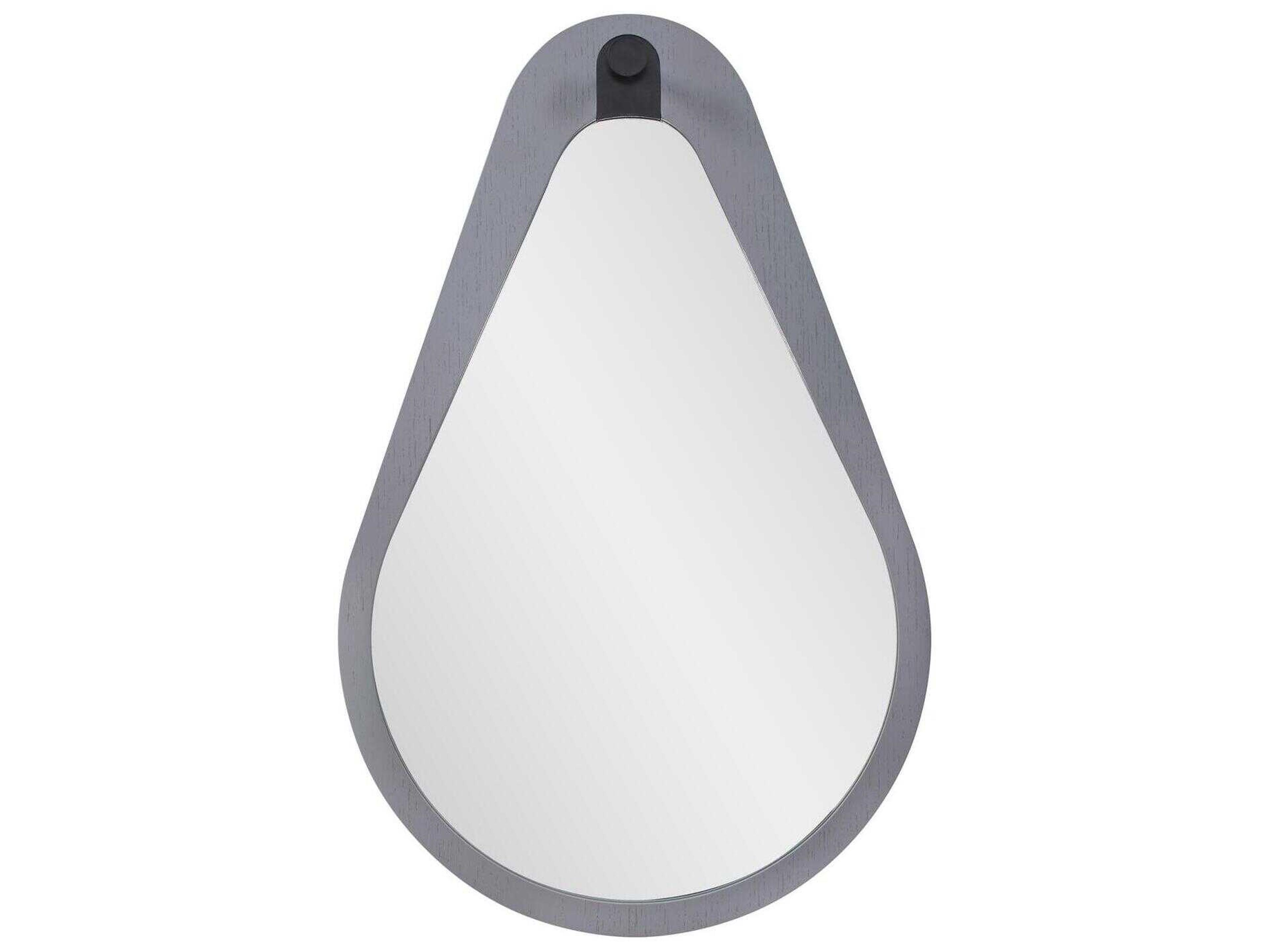 Saldar Gray Black Wall Mirror