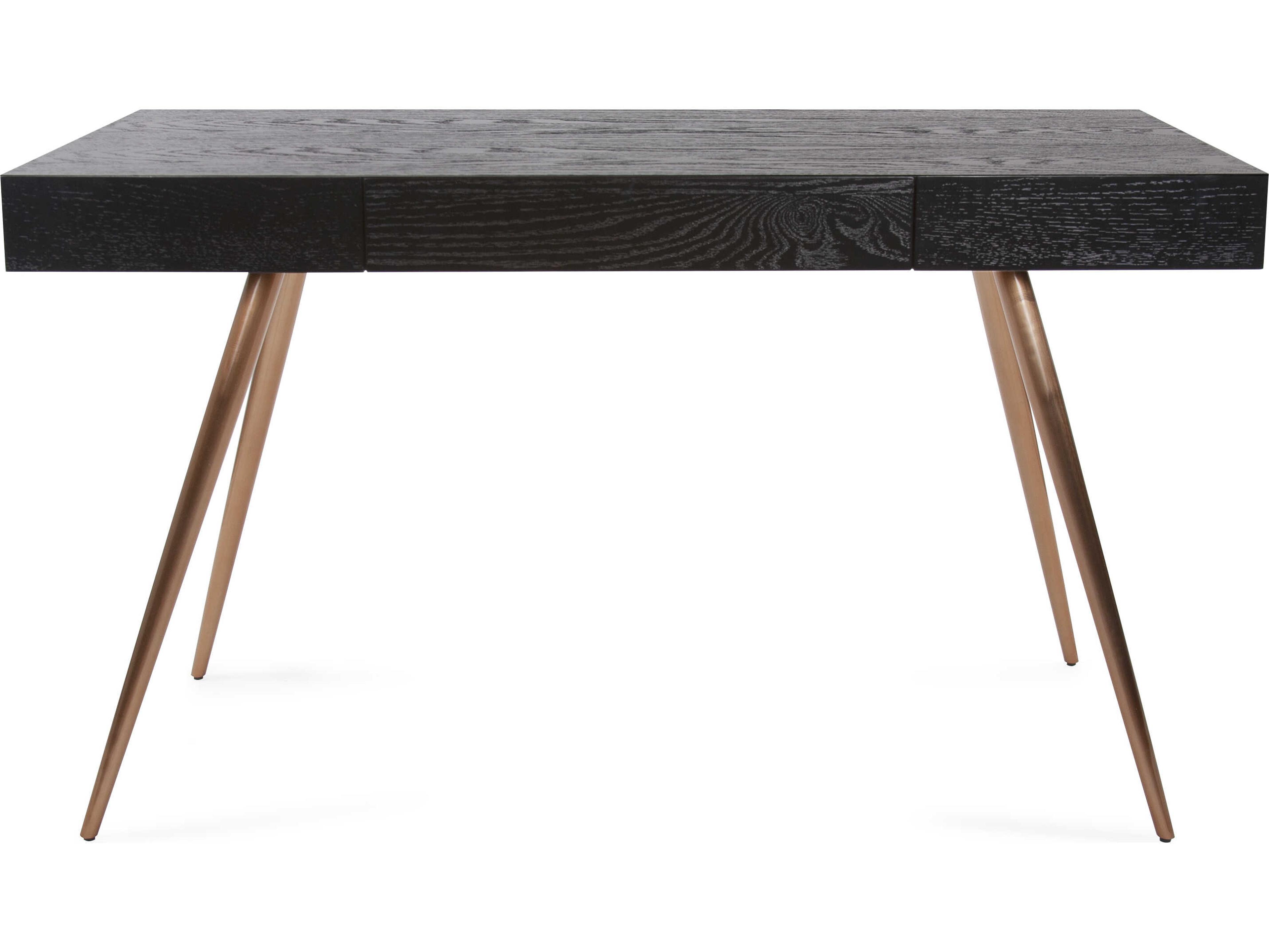 Howard Elliott Millard Black Antique Brass Writing Desk