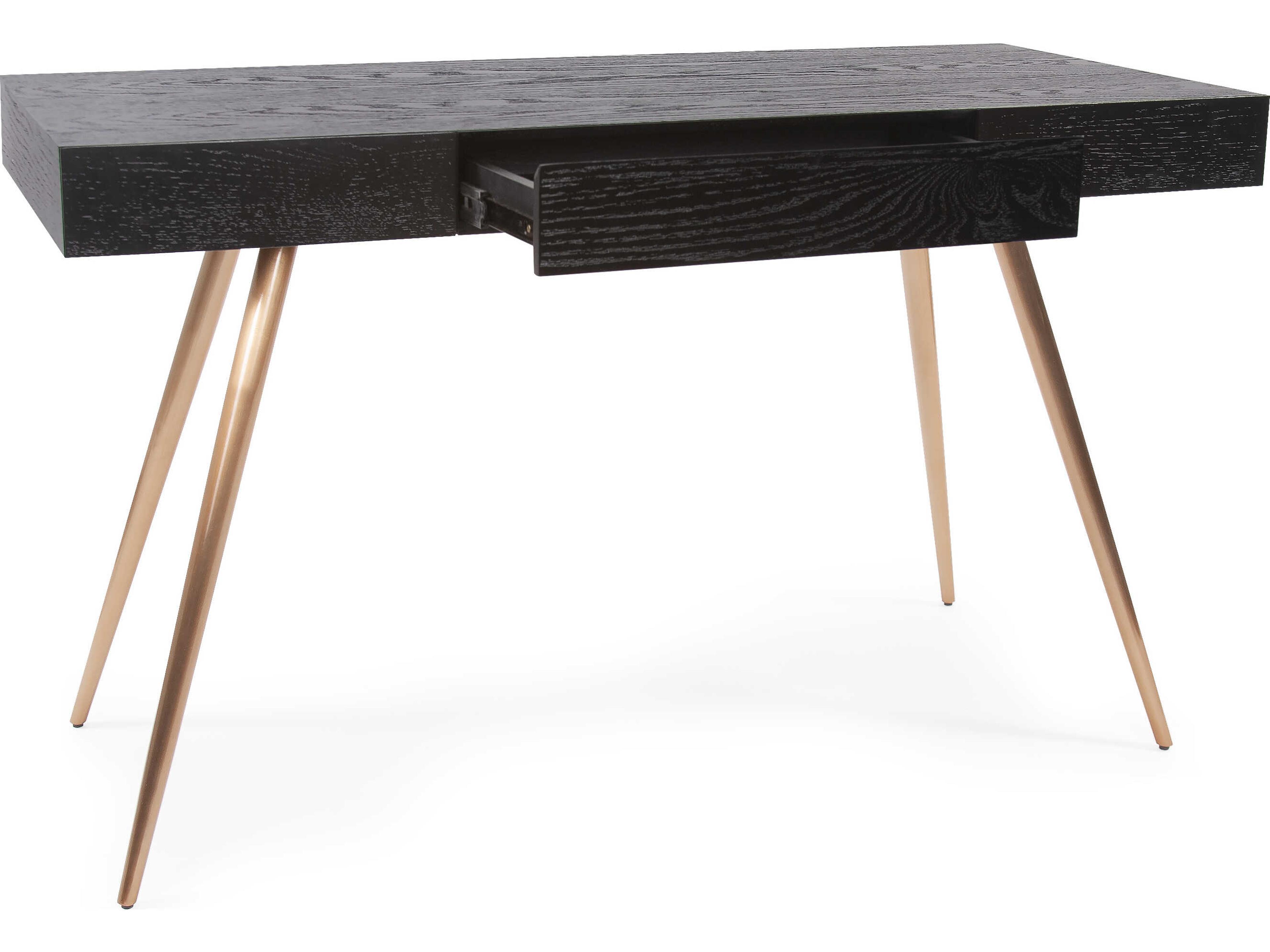 Howard Elliott Millard Black Antique Brass Writing Desk