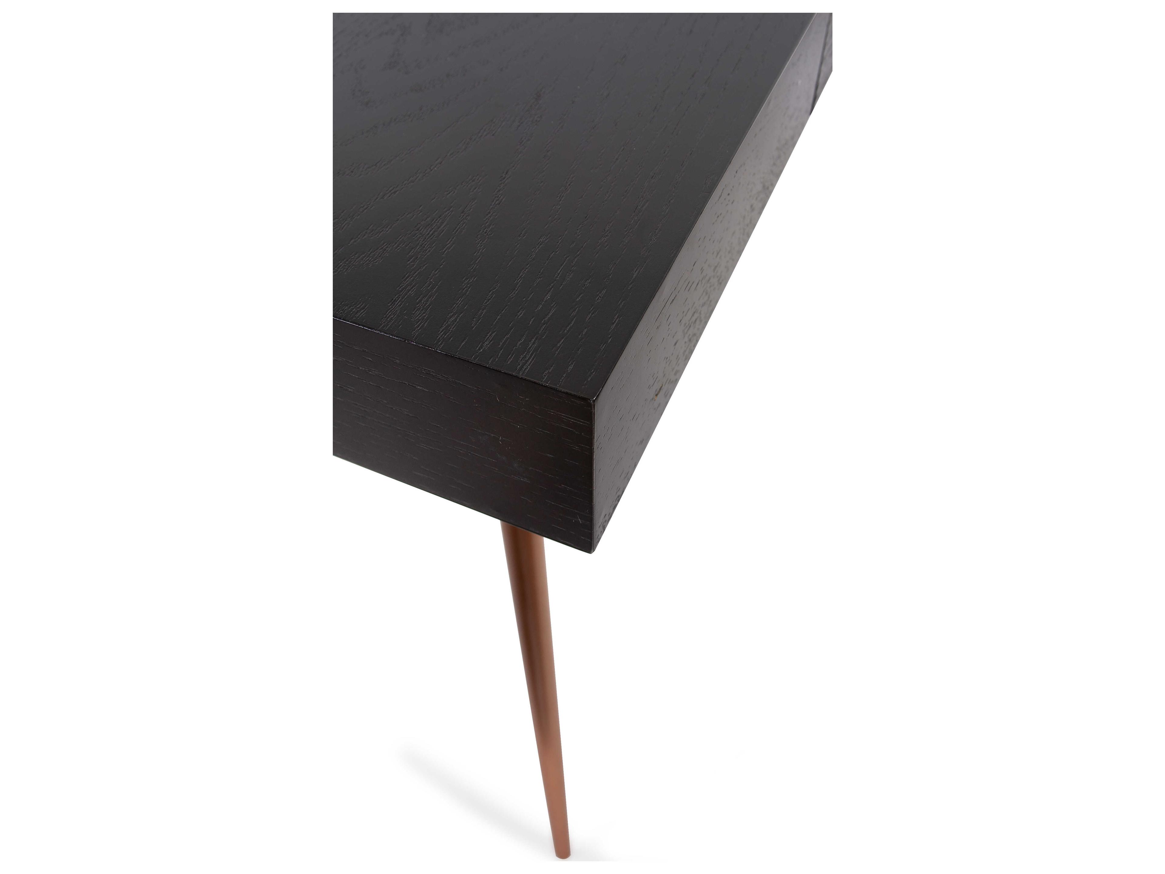 Howard Elliott Millard Black Antique Brass Writing Desk