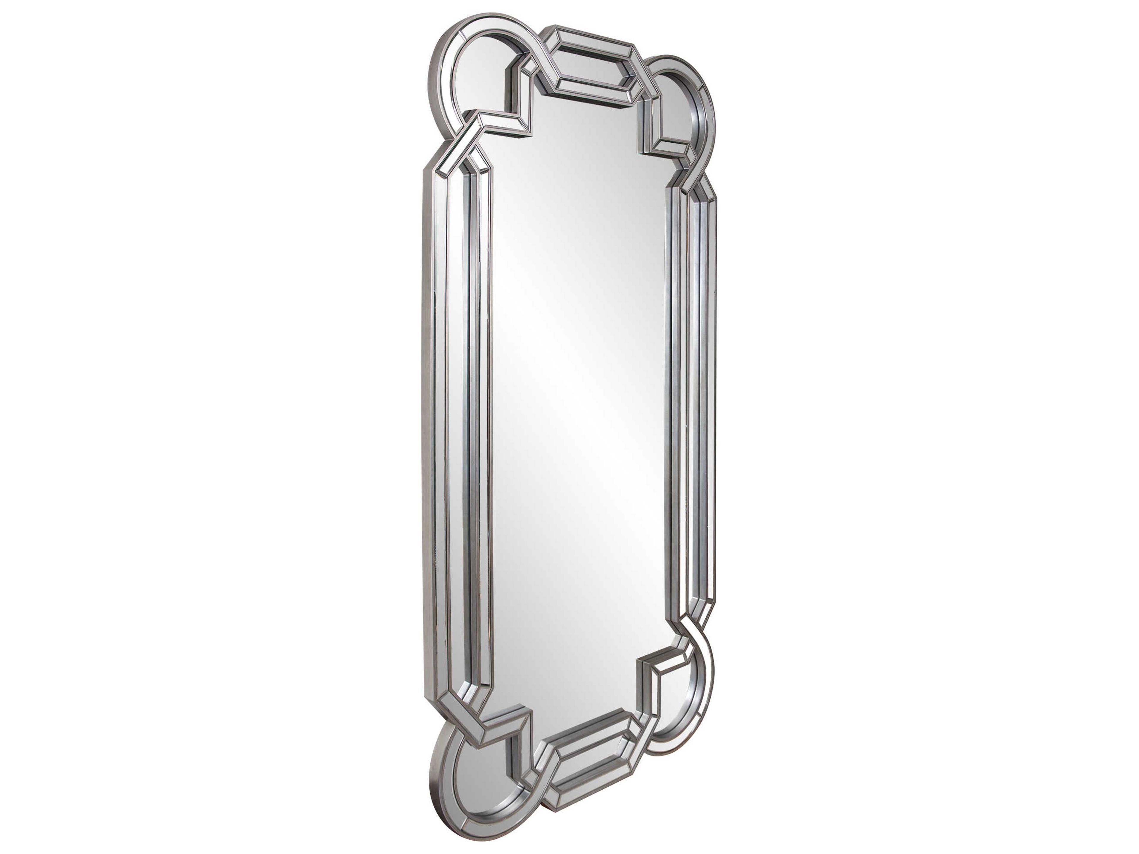 Howard Elliott Oversized Aleena Champagne Silver Wall Mirror