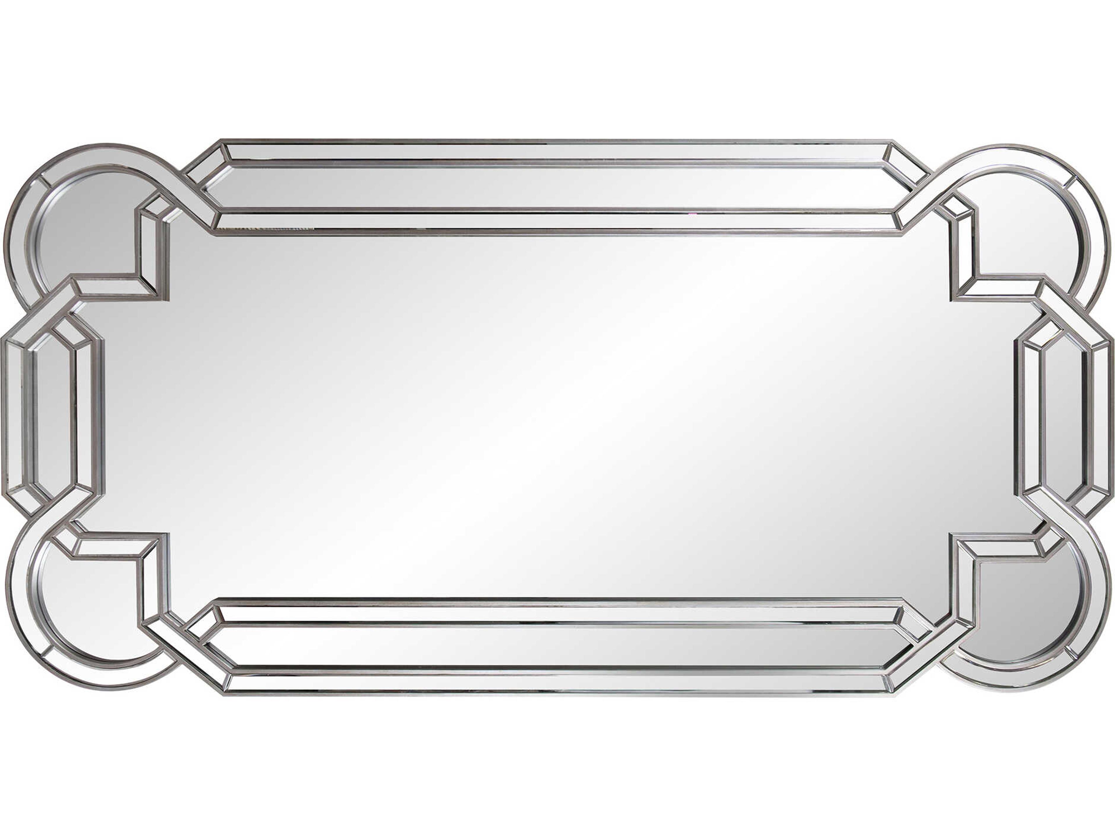 Howard Elliott Oversized Aleena Champagne Silver Wall Mirror
