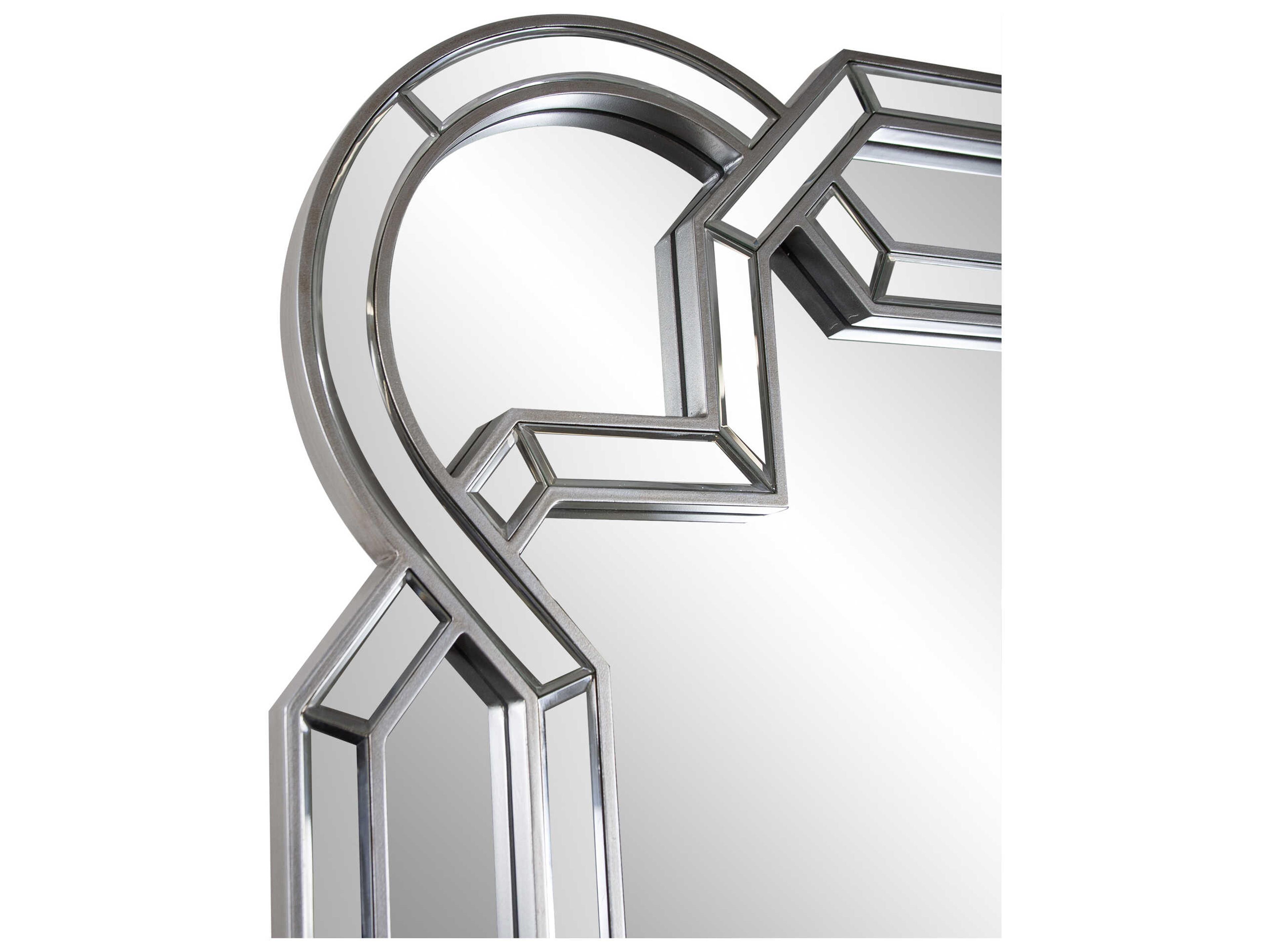 Howard Elliott Oversized Aleena Champagne Silver Wall Mirror