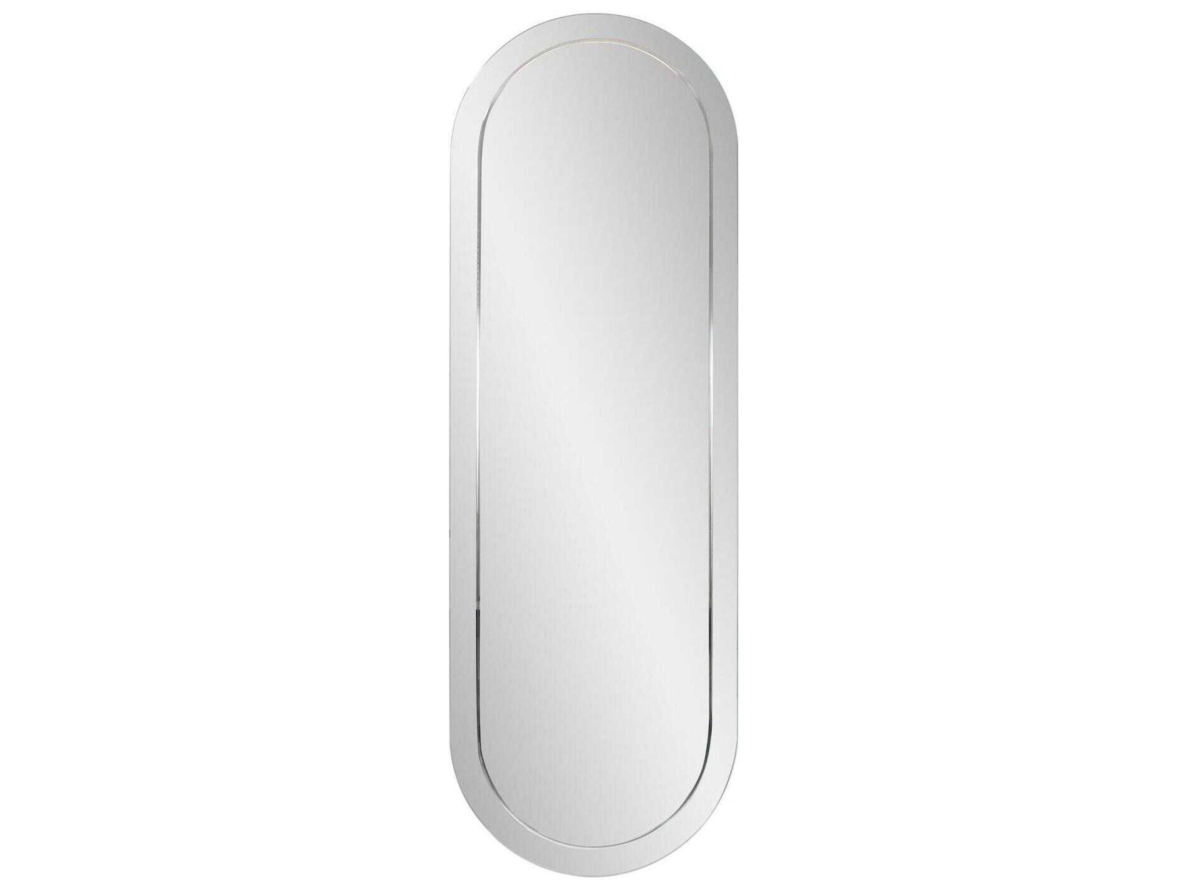 Howard Elliott Whitby Clear Oval Wall Mirror