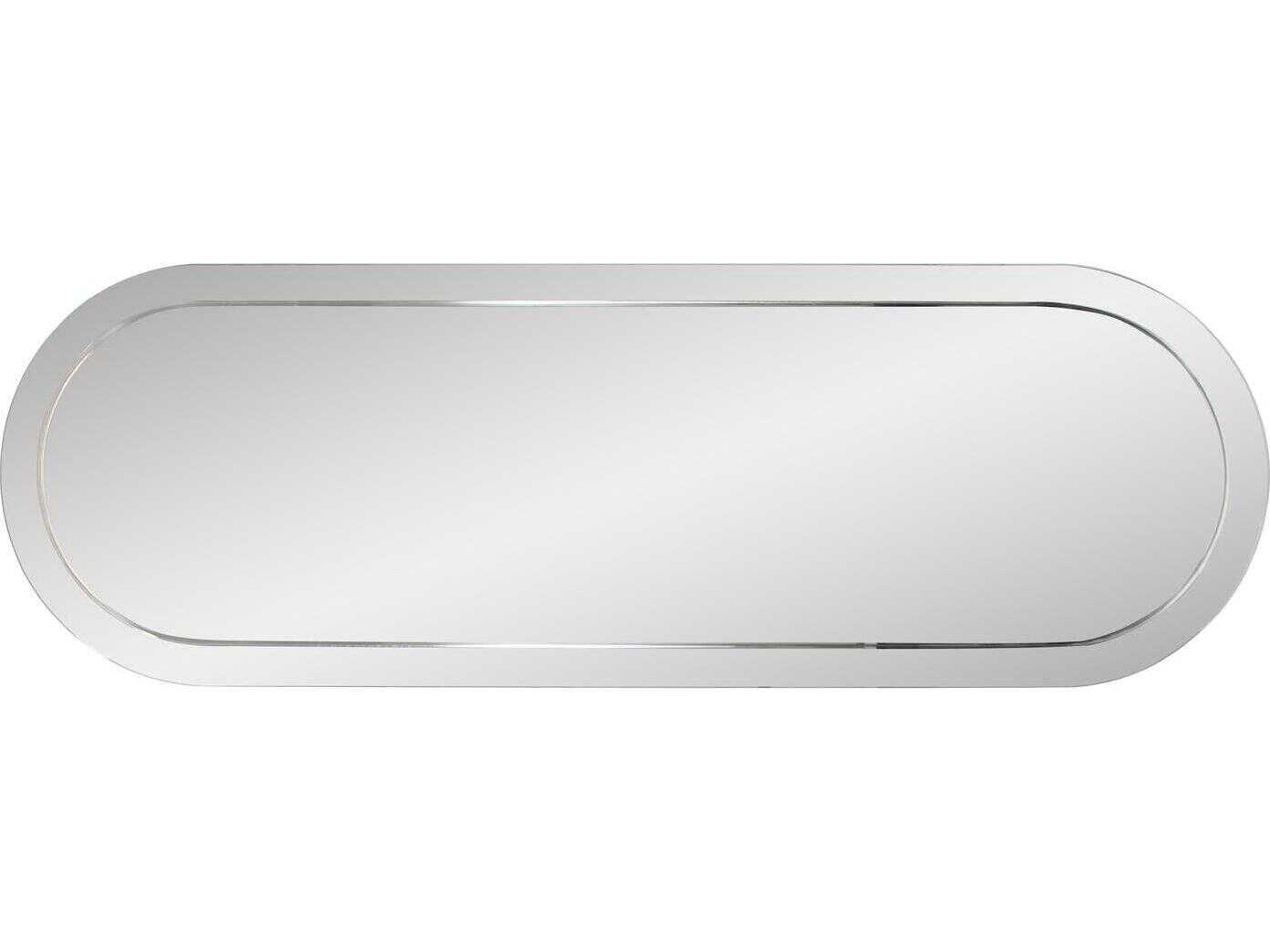 Howard Elliott Whitby Clear Oval Wall Mirror