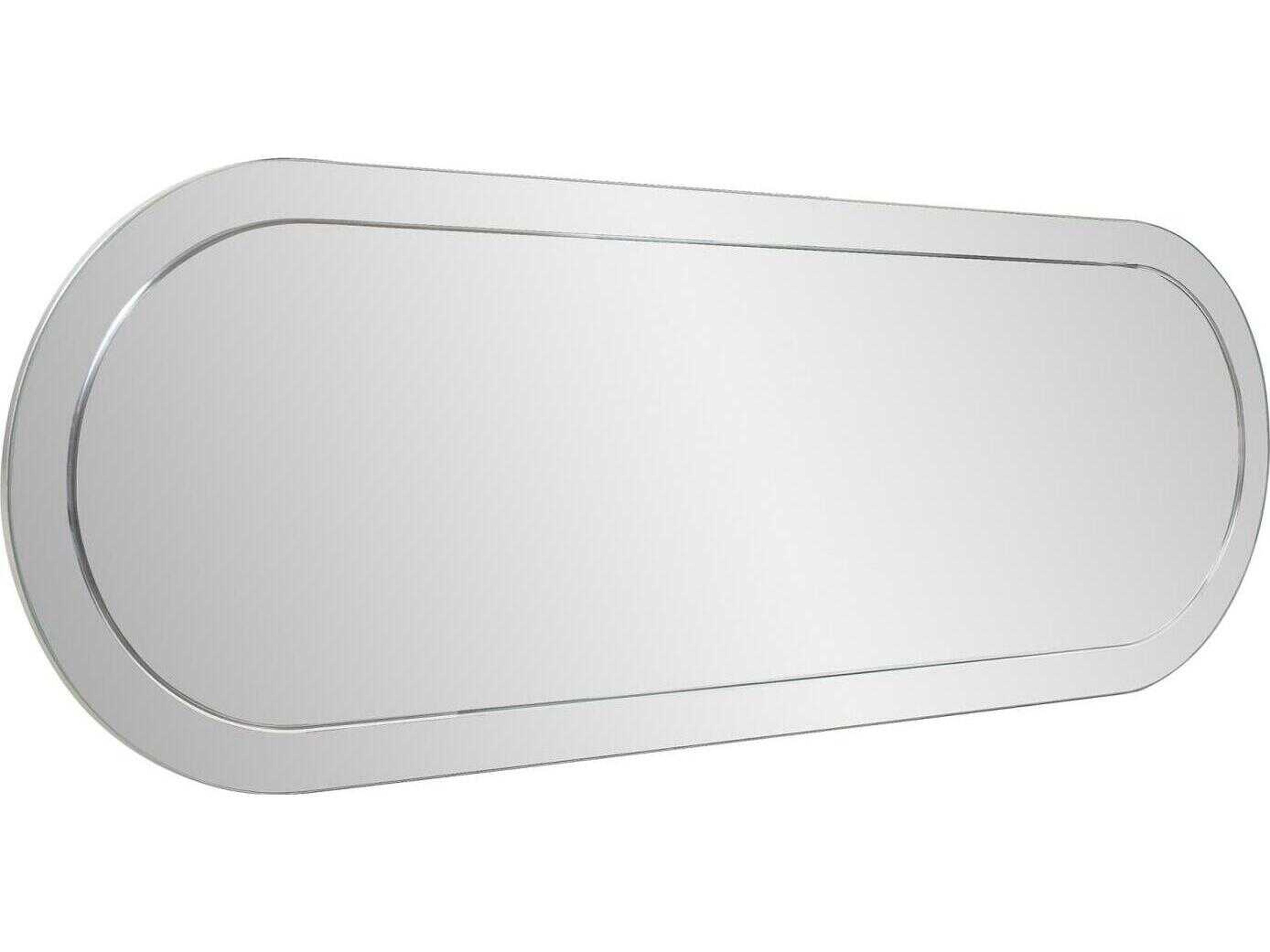 Howard Elliott Whitby Clear Oval Wall Mirror