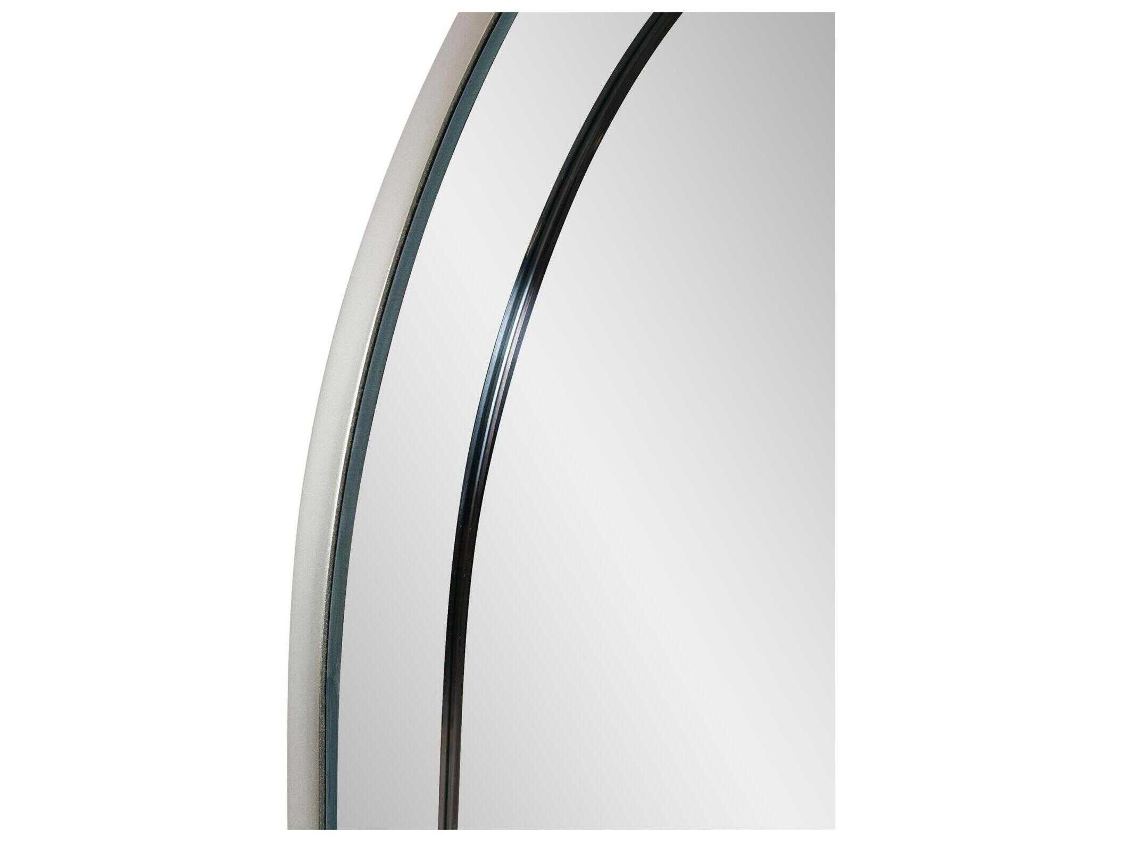 Howard Elliott Whitby Clear Oval Wall Mirror