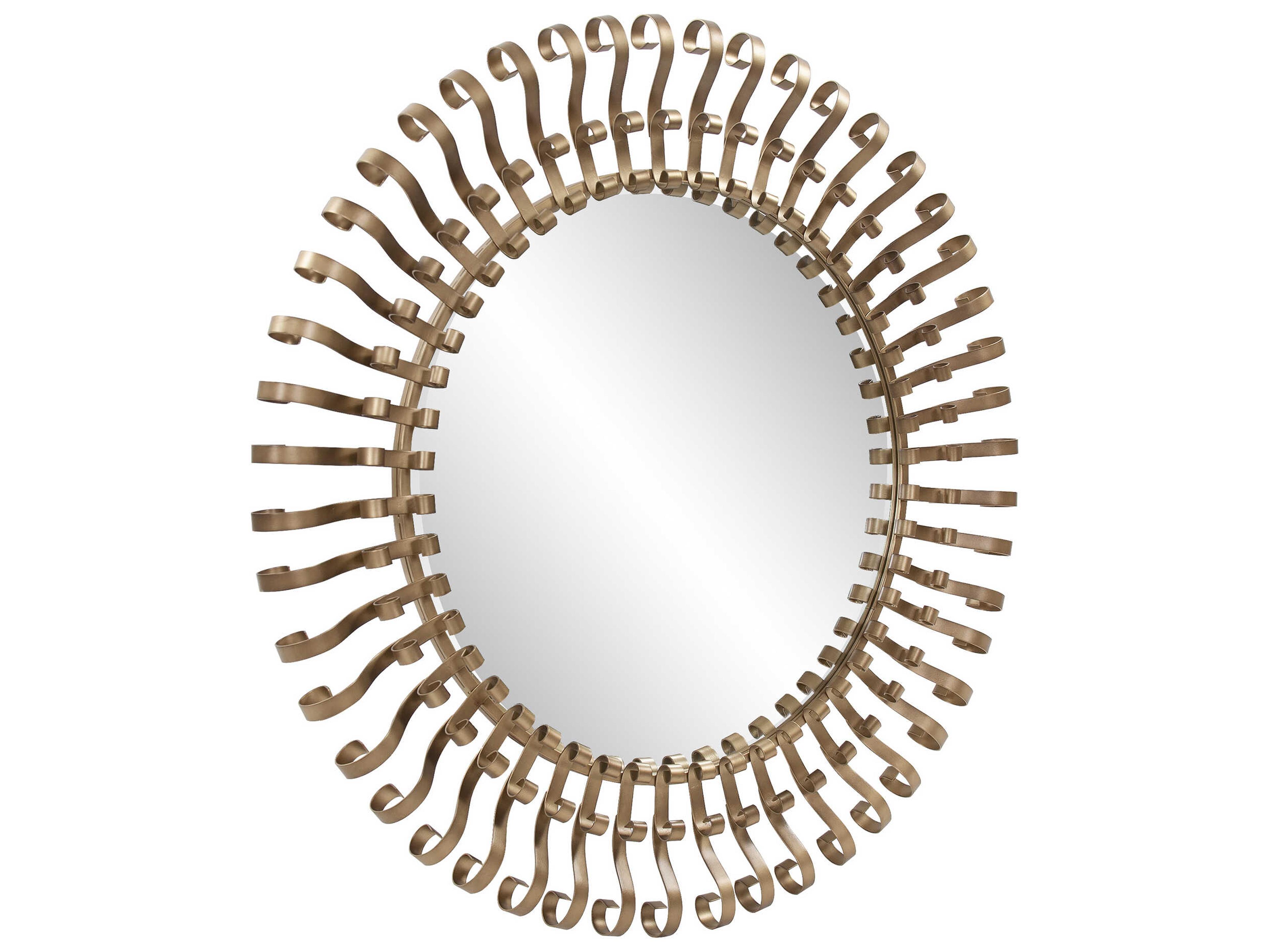 Howard Elliott Casimir Bronze Sunburst Wall Mirror