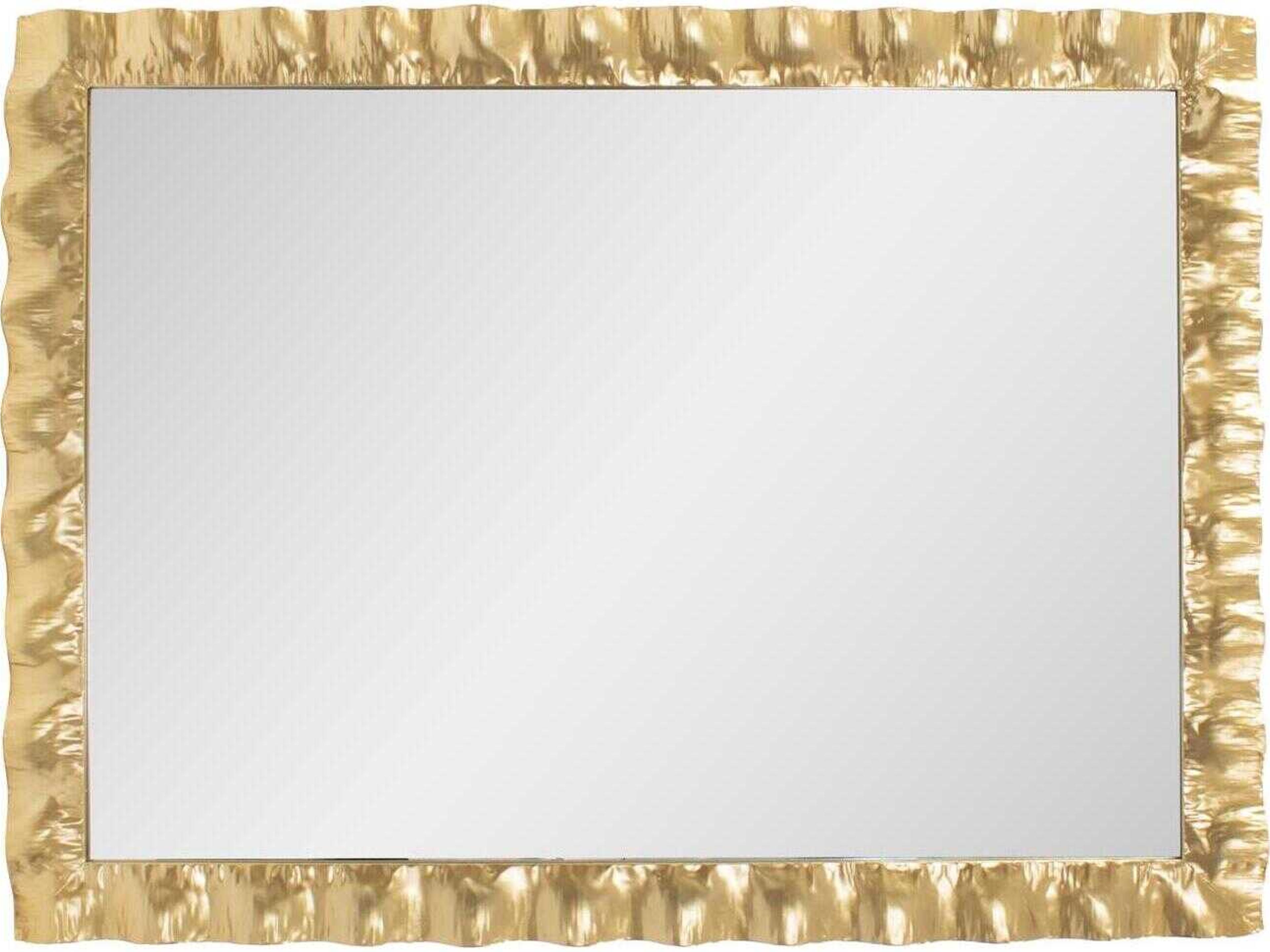 Howard Elliott La Bailadora Textured Gold Rectangular Wall Mirror