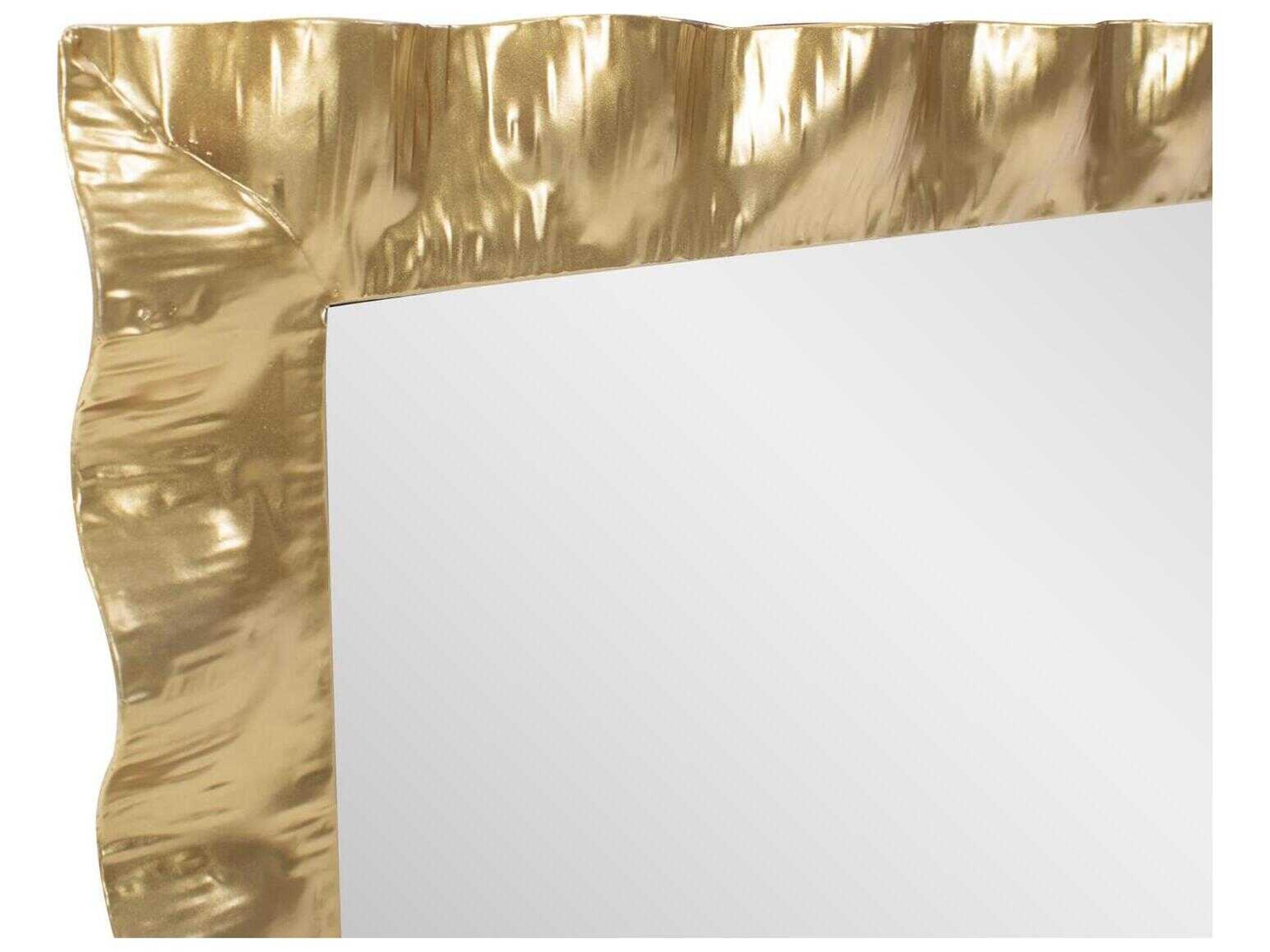 Howard Elliott La Bailadora Textured Gold Rectangular Wall Mirror