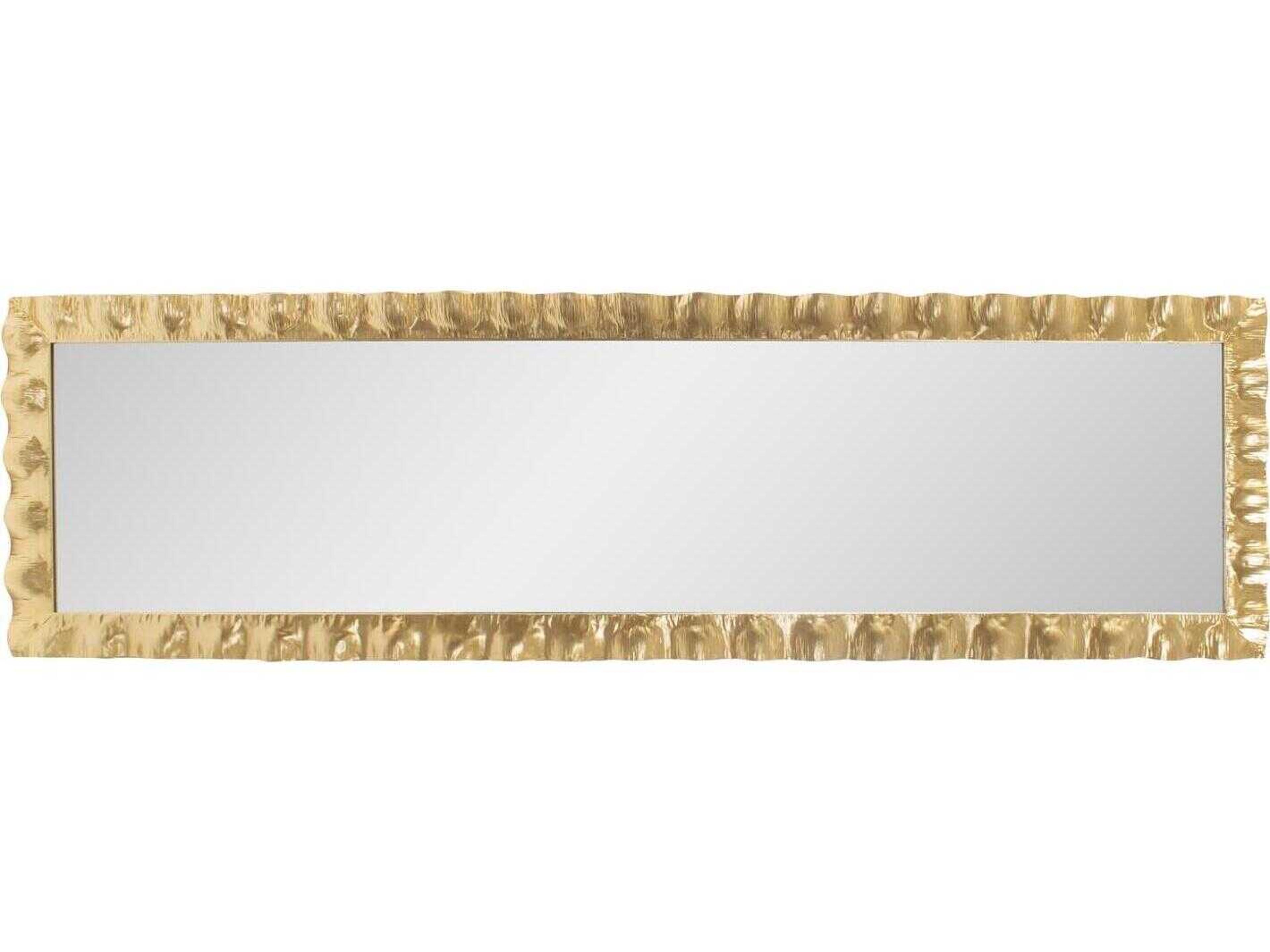 Howard Elliott La Bailadora Textured Gold Rectangular Wall Mirror