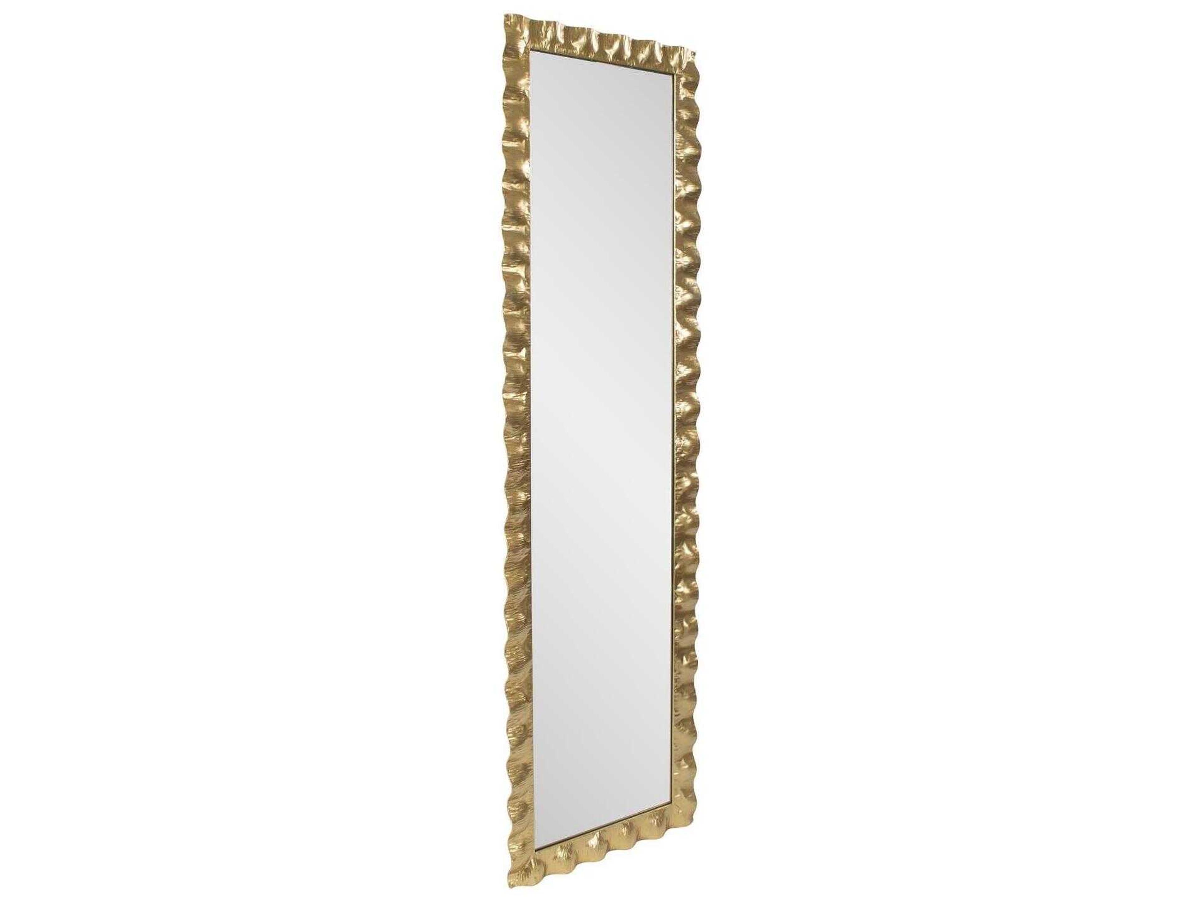 Howard Elliott La Bailadora Textured Gold Rectangular Wall Mirror