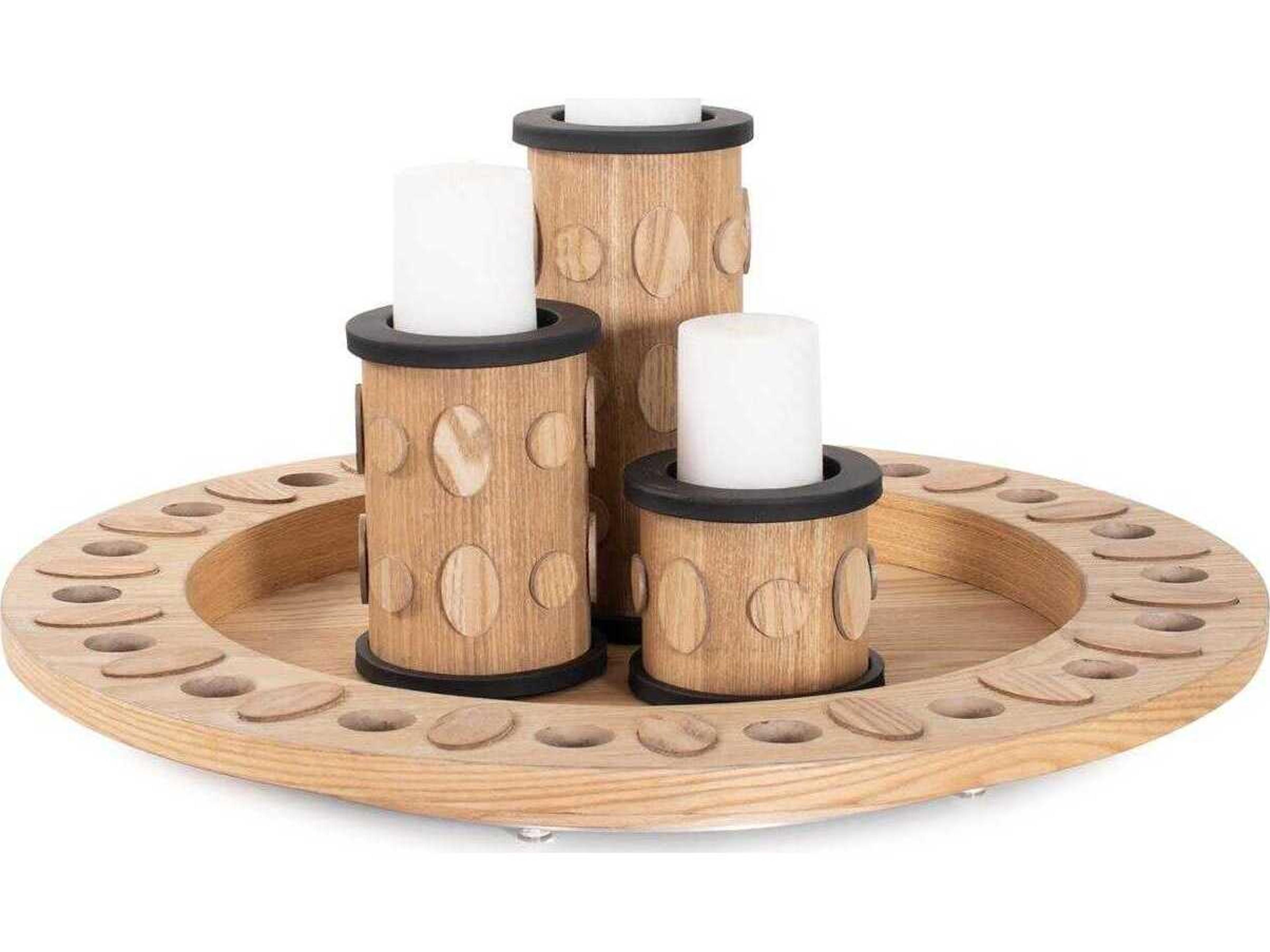 Howard Elliott Robin Baron Winfield Wooden Lazy Susan