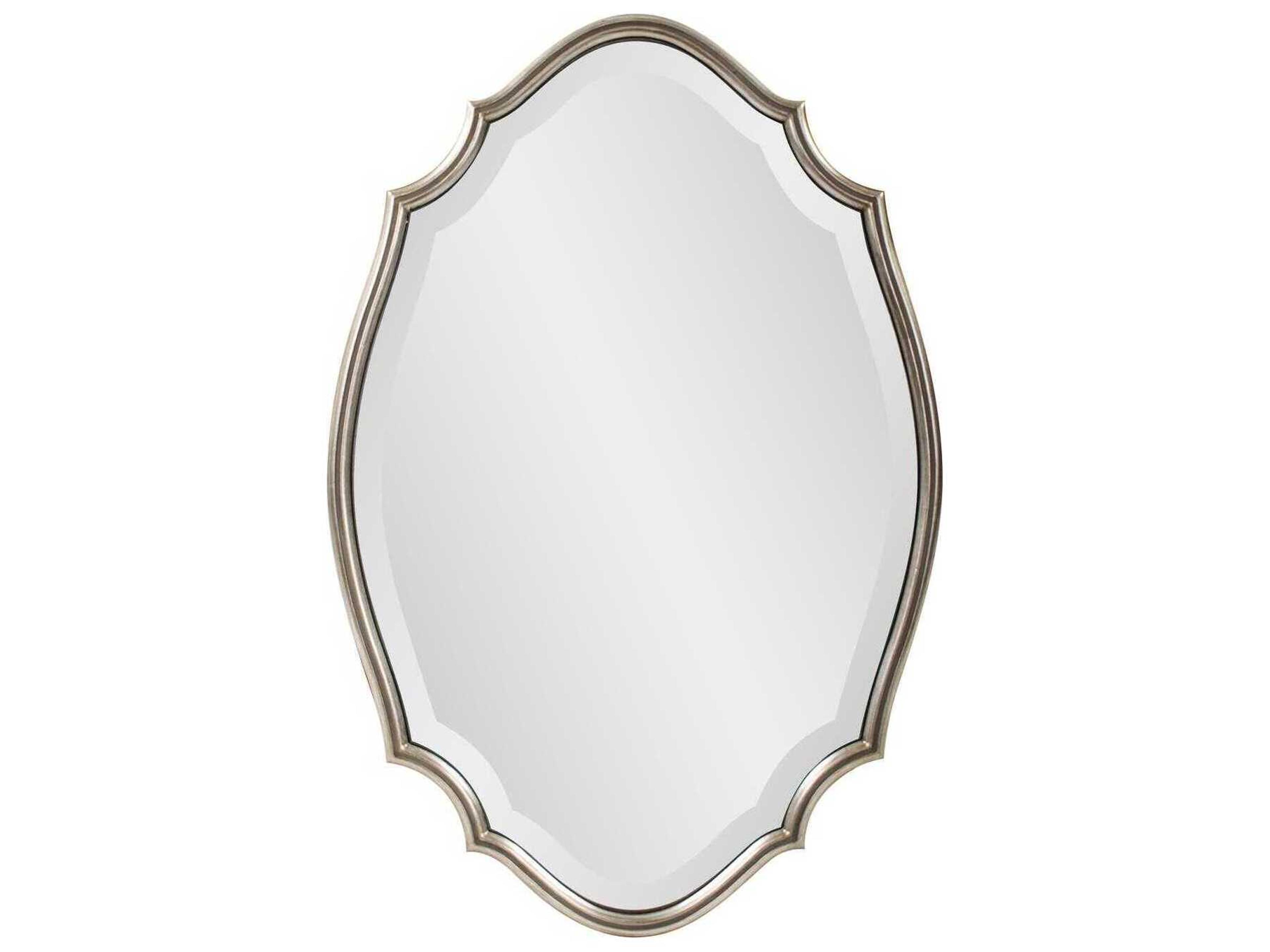 Sabien Champagne Oval Wall Mirror