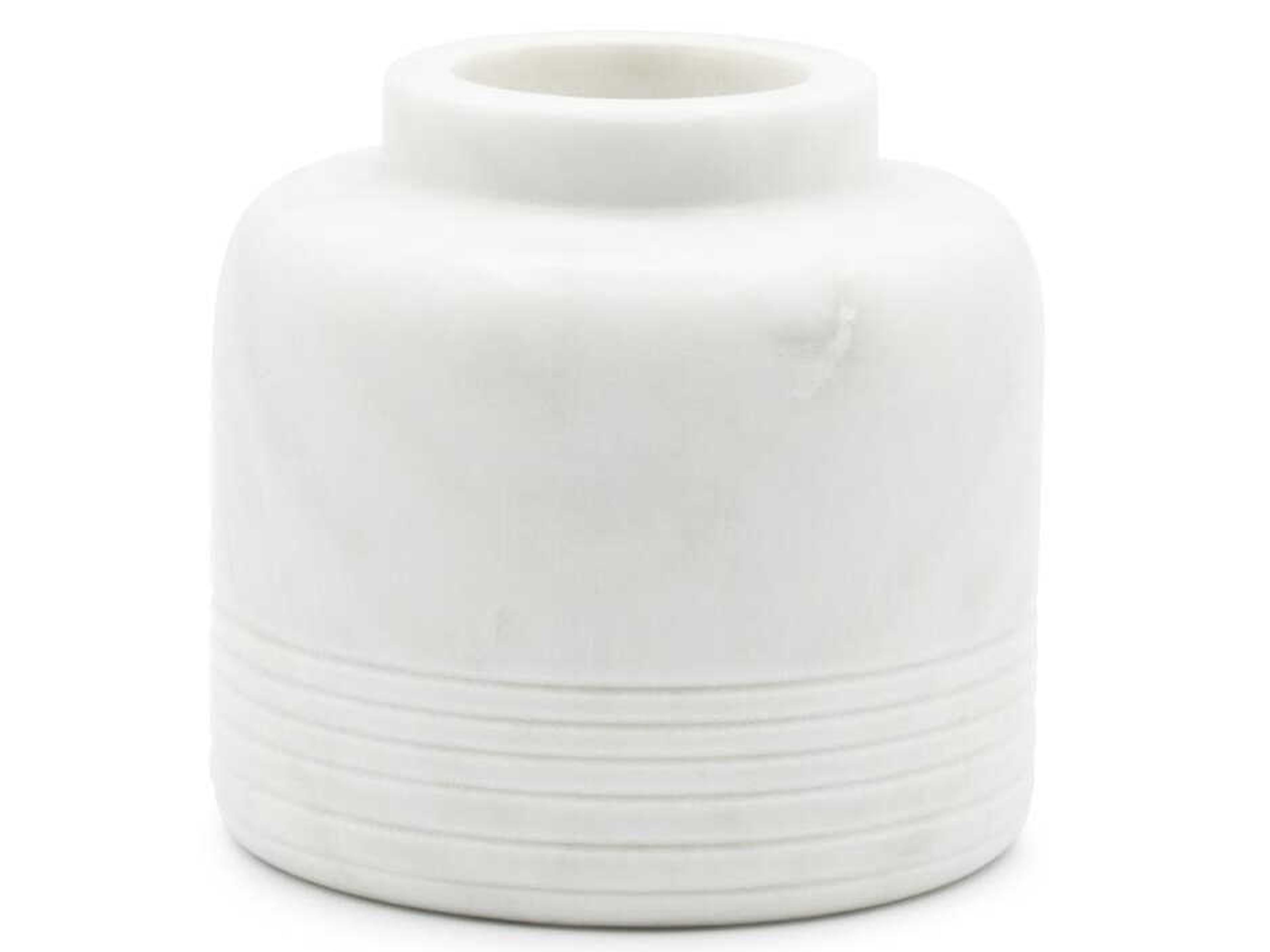 Nizzoli White Gray Vase