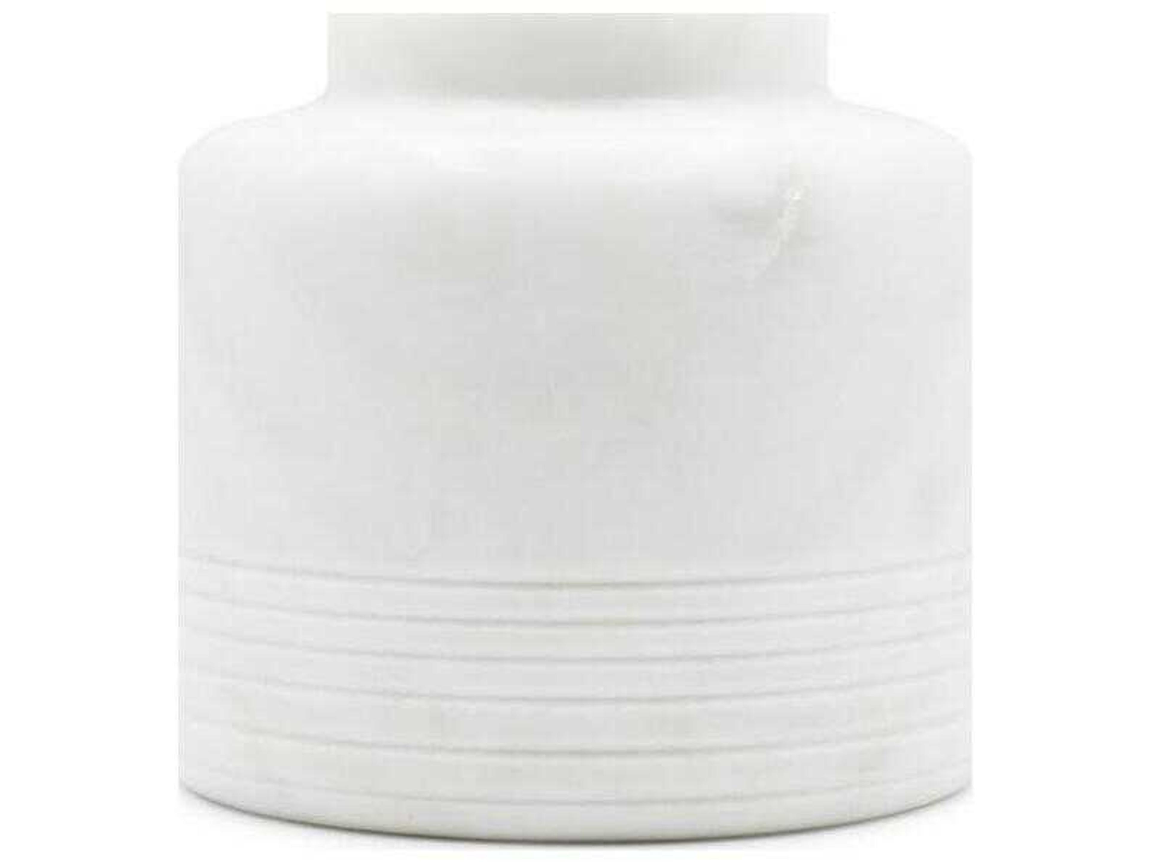 Howard Elliott Nizzoli White Gray Vase