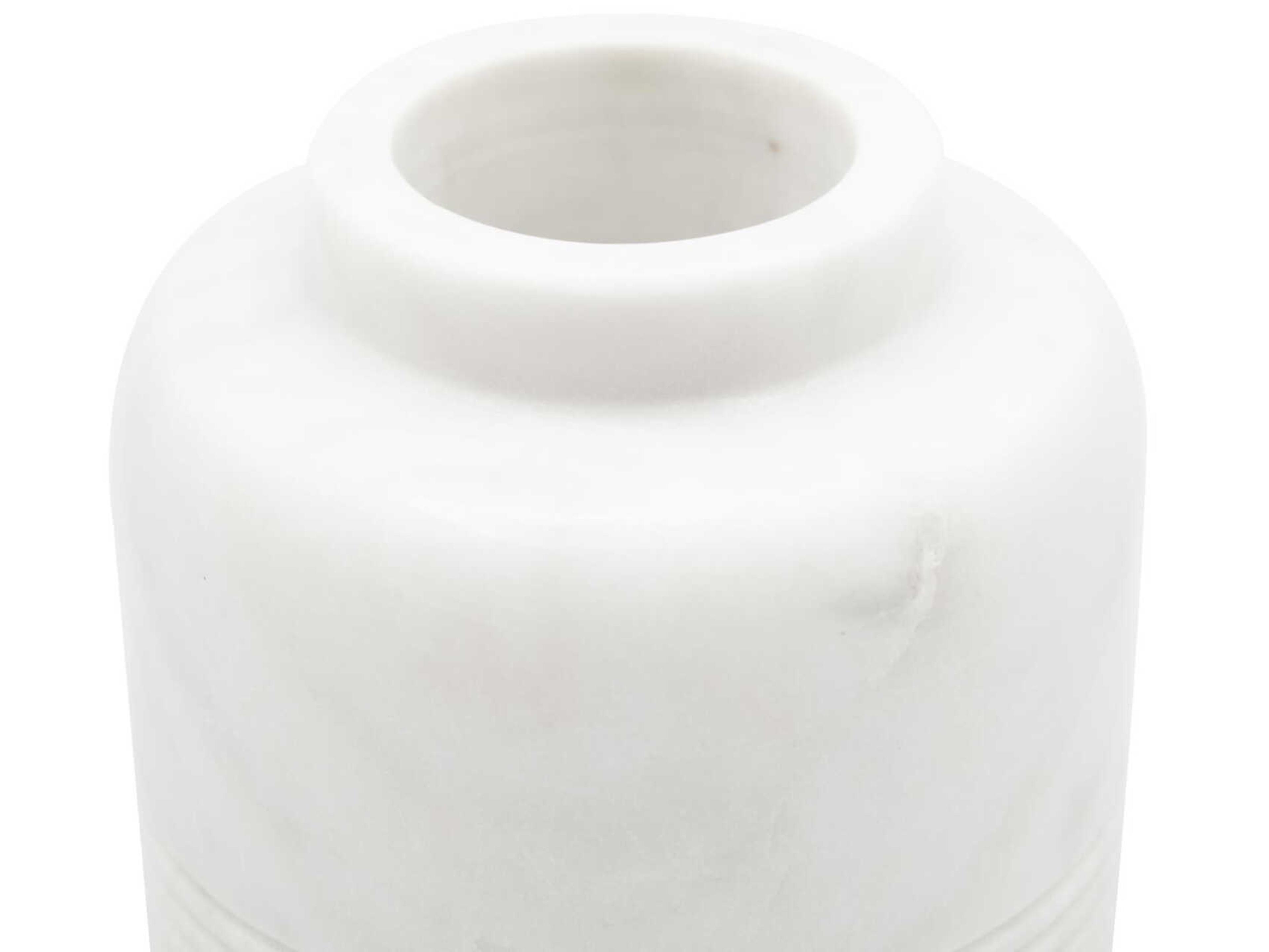 Howard Elliott Nizzoli White Gray Vase