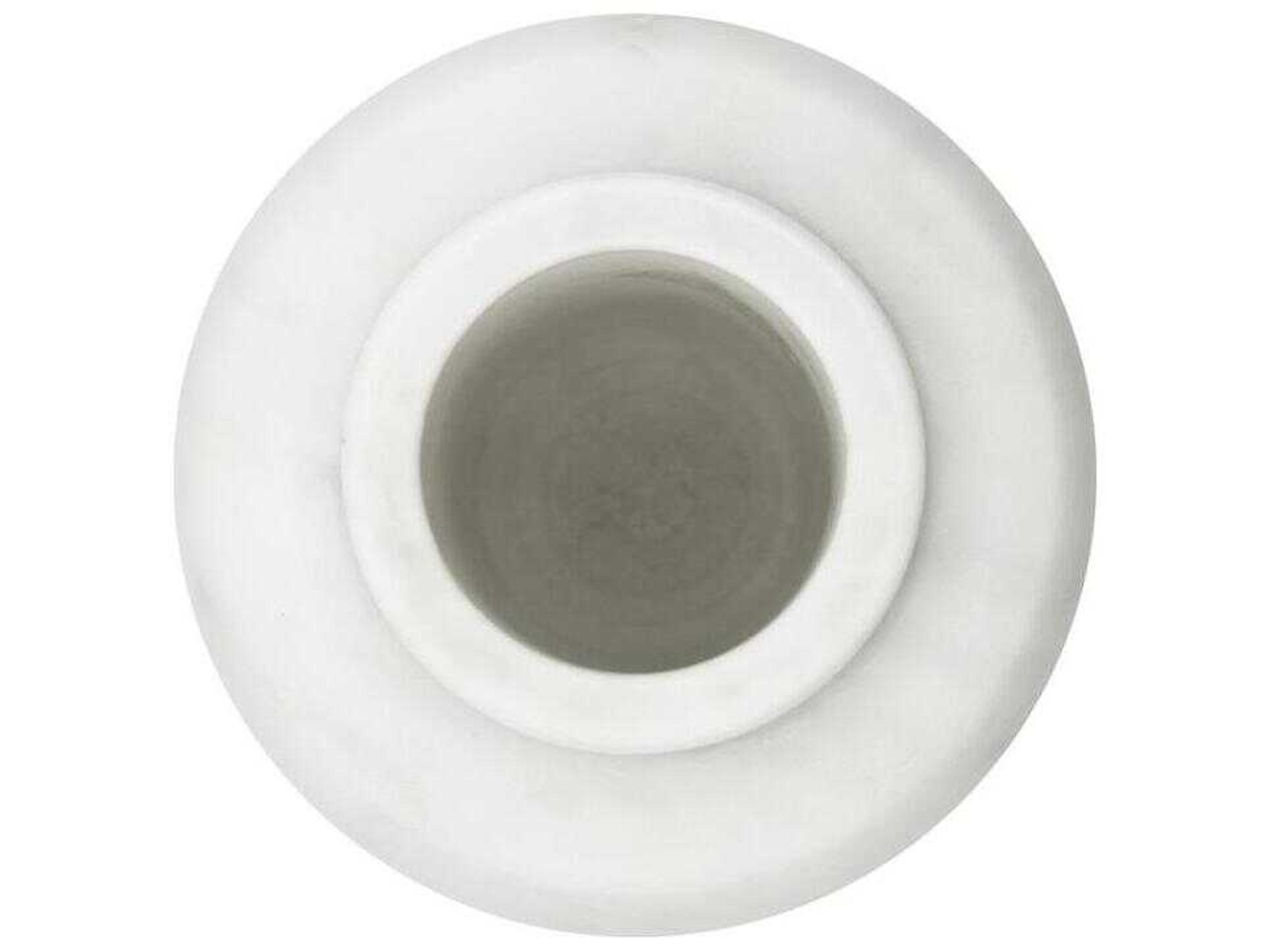 Howard Elliott Nizzoli White Gray Vase