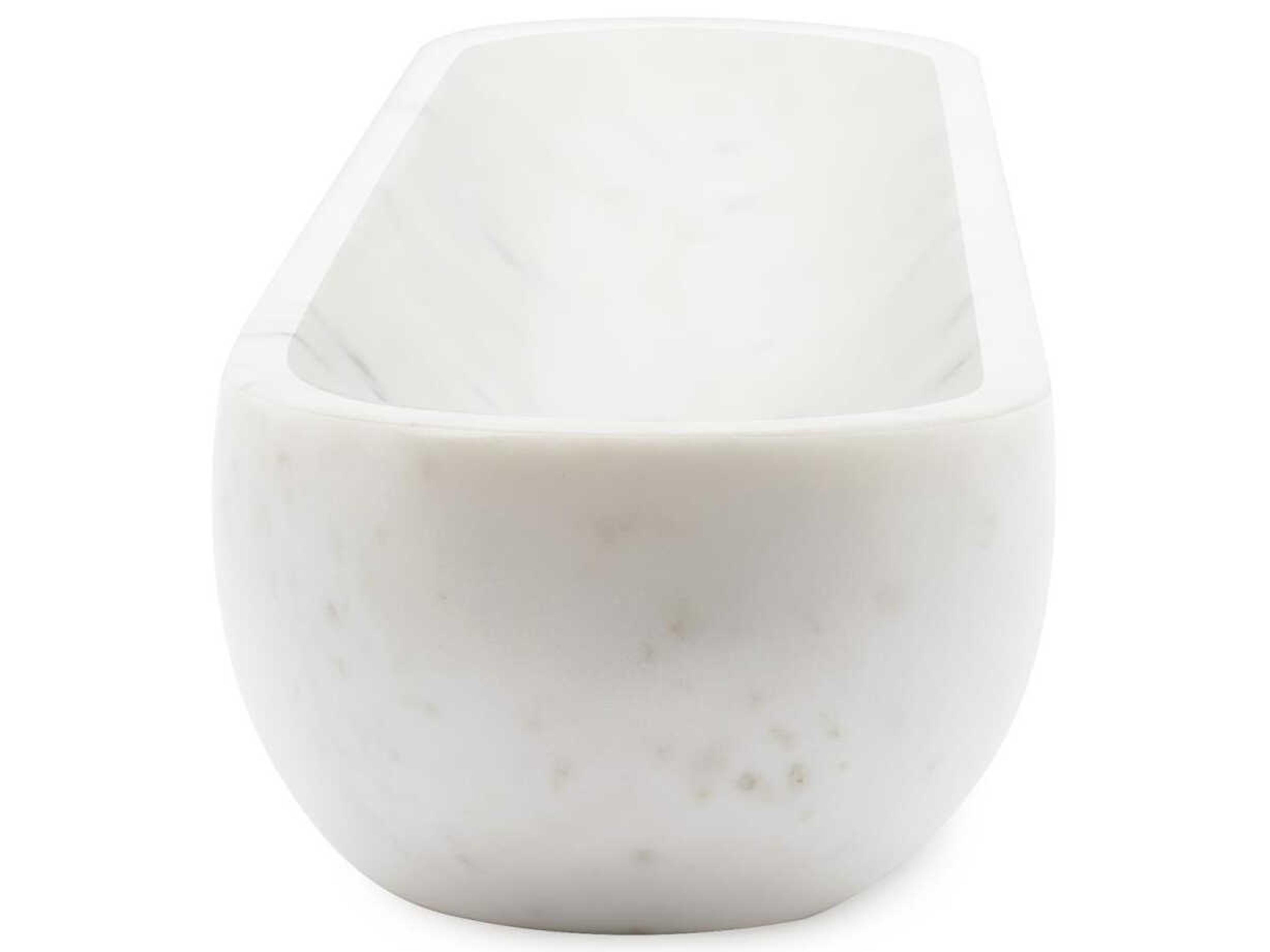 Howard Elliott Nizzoli White Gray Serving Tray