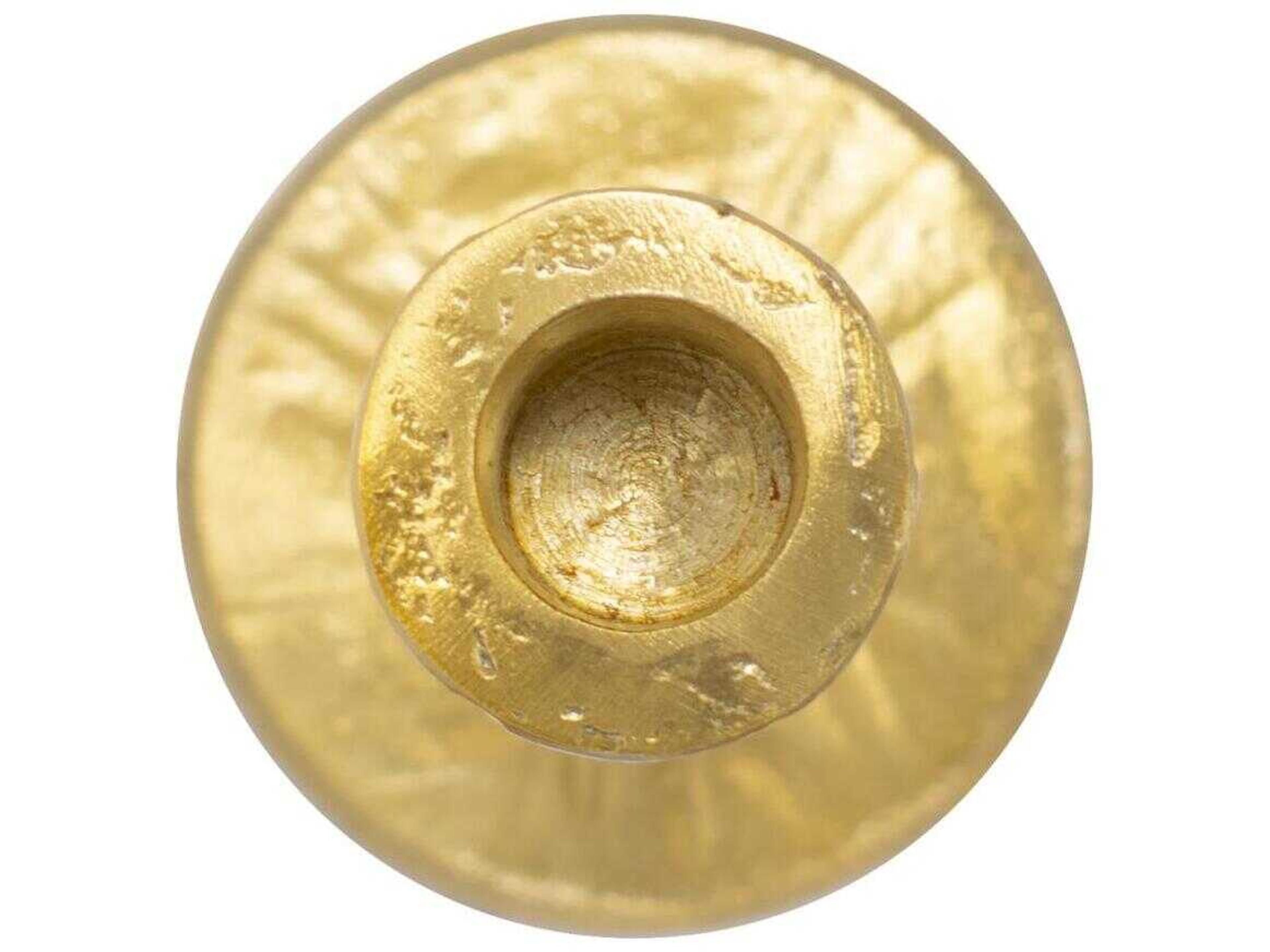 Howard Elliott Antiqued Gold Beiner Tall Candle Holder