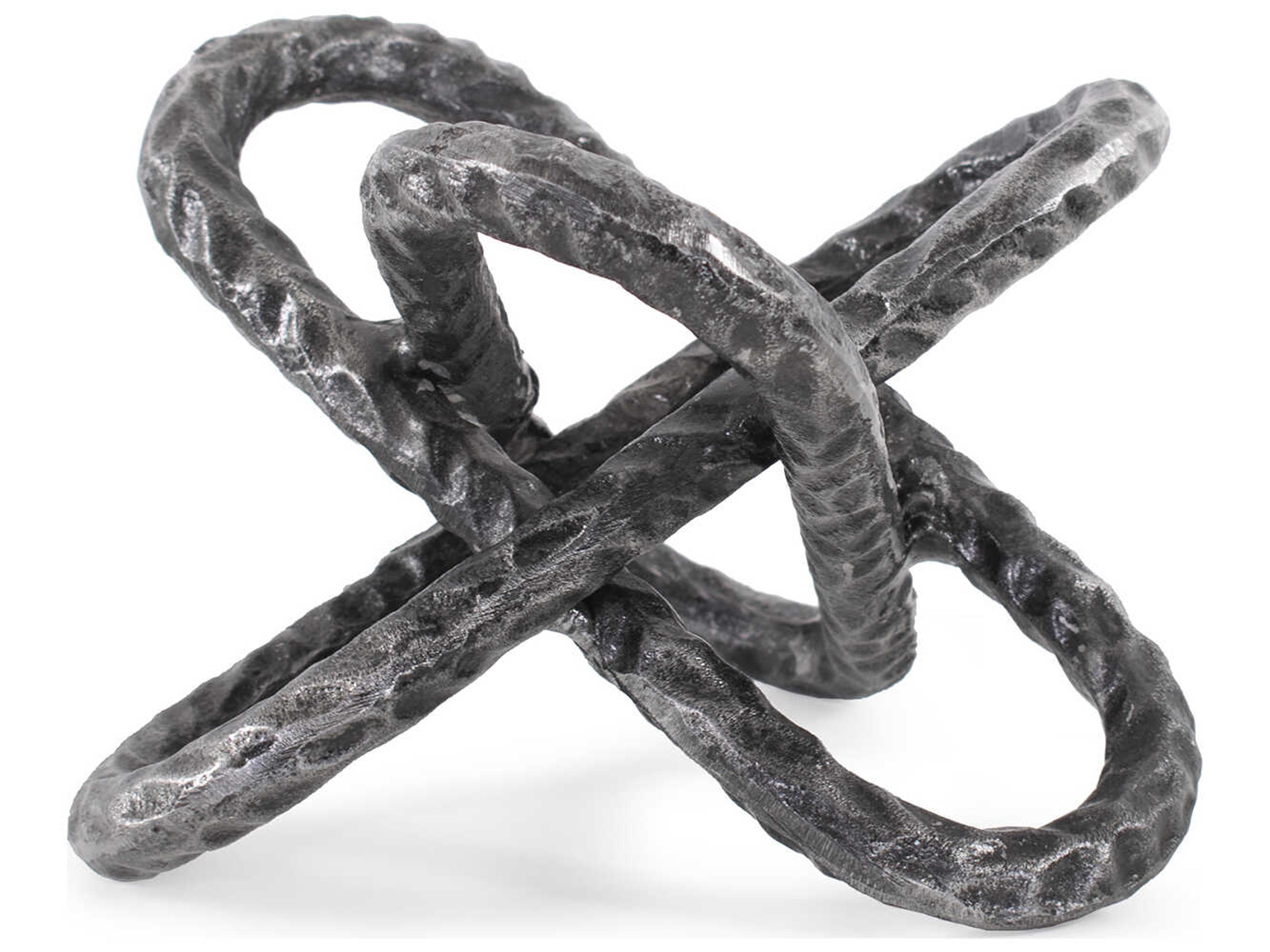 Howard Elliott Textured Black Linked To Each Or Sculpture