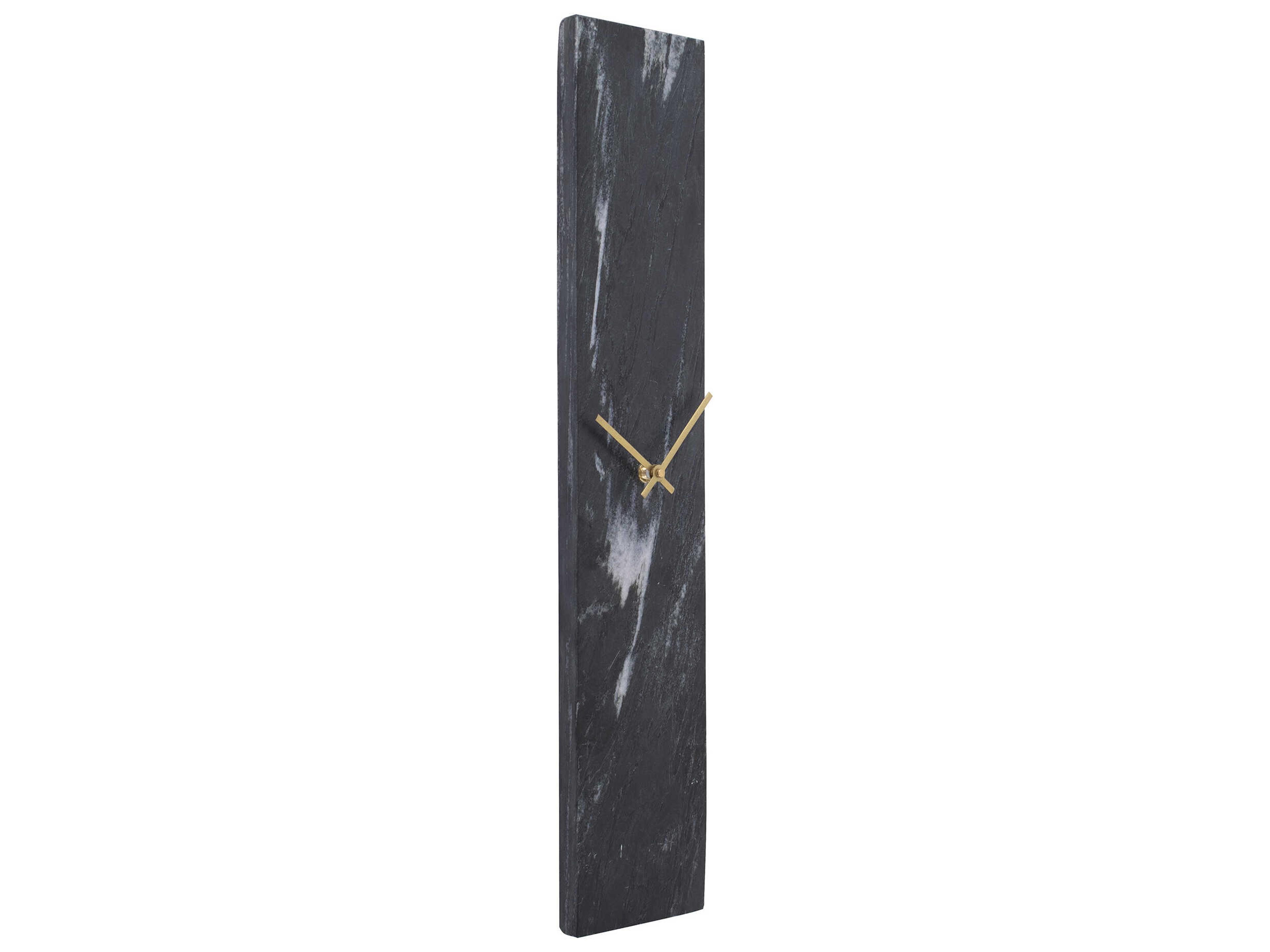 Howard Elliott Mies Black Marble Monolith Clock