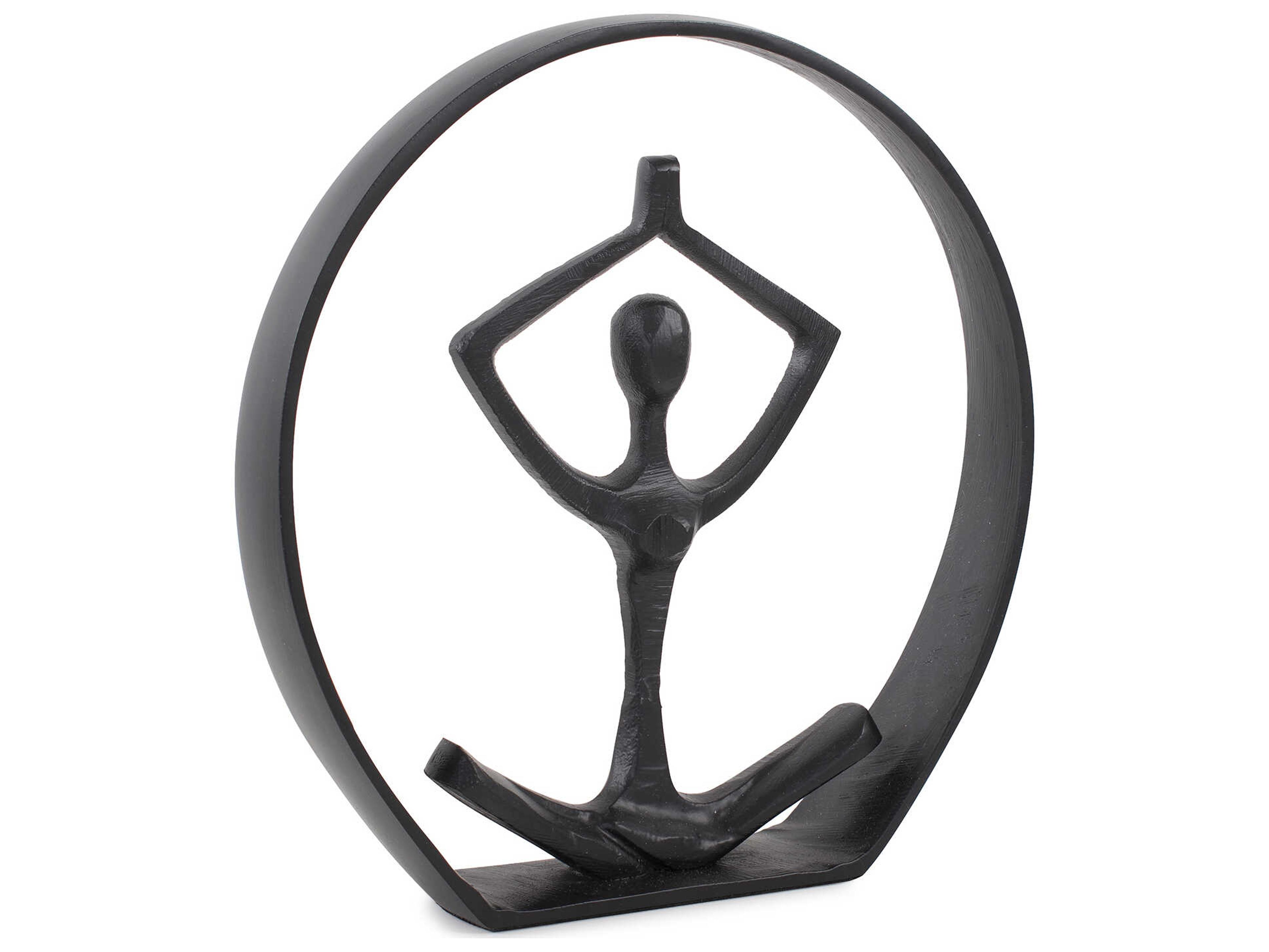 Howard Elliott Matte Black In The Zen Sculpture
