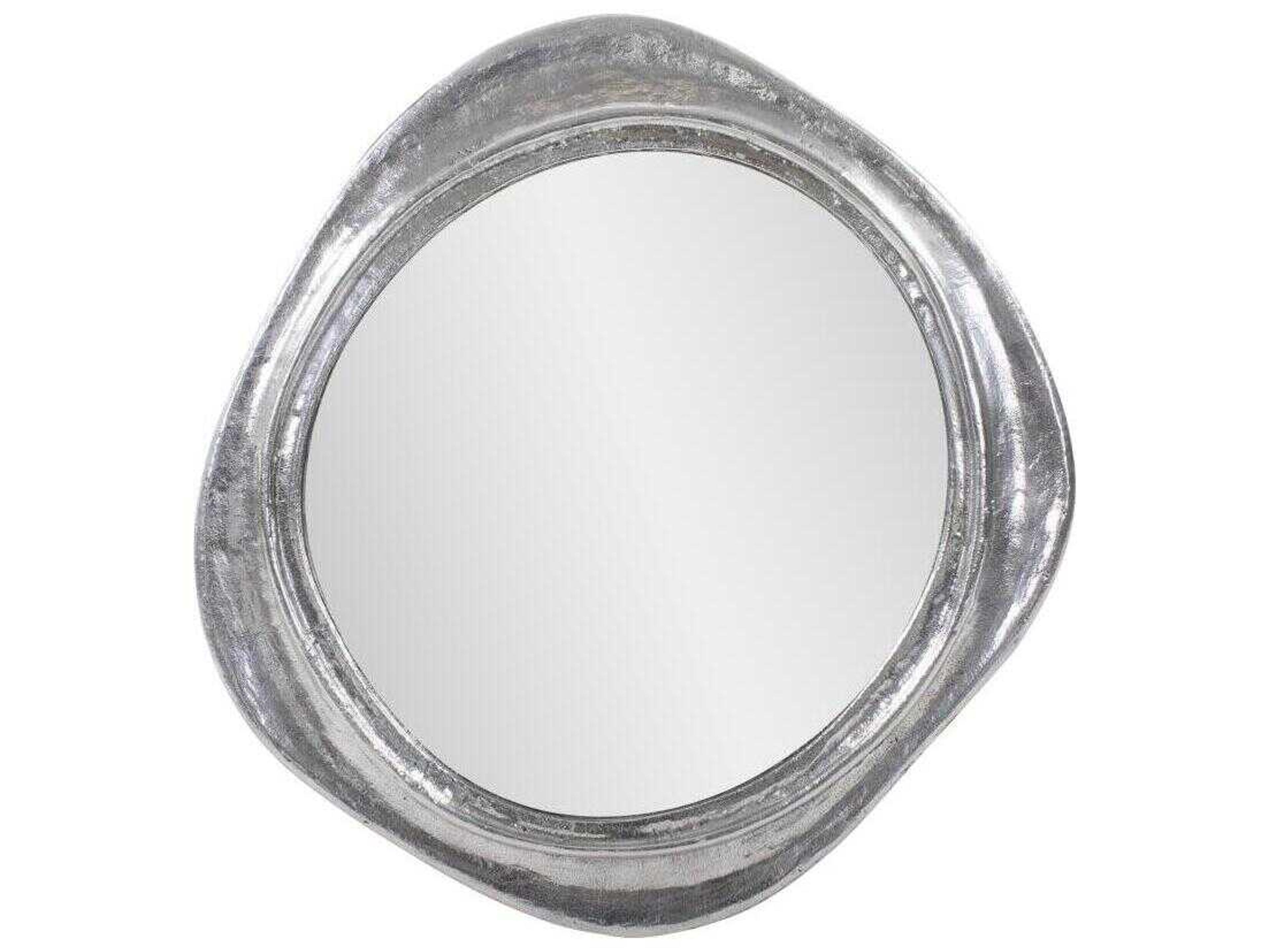 Martine Silver Round Wall Mirror