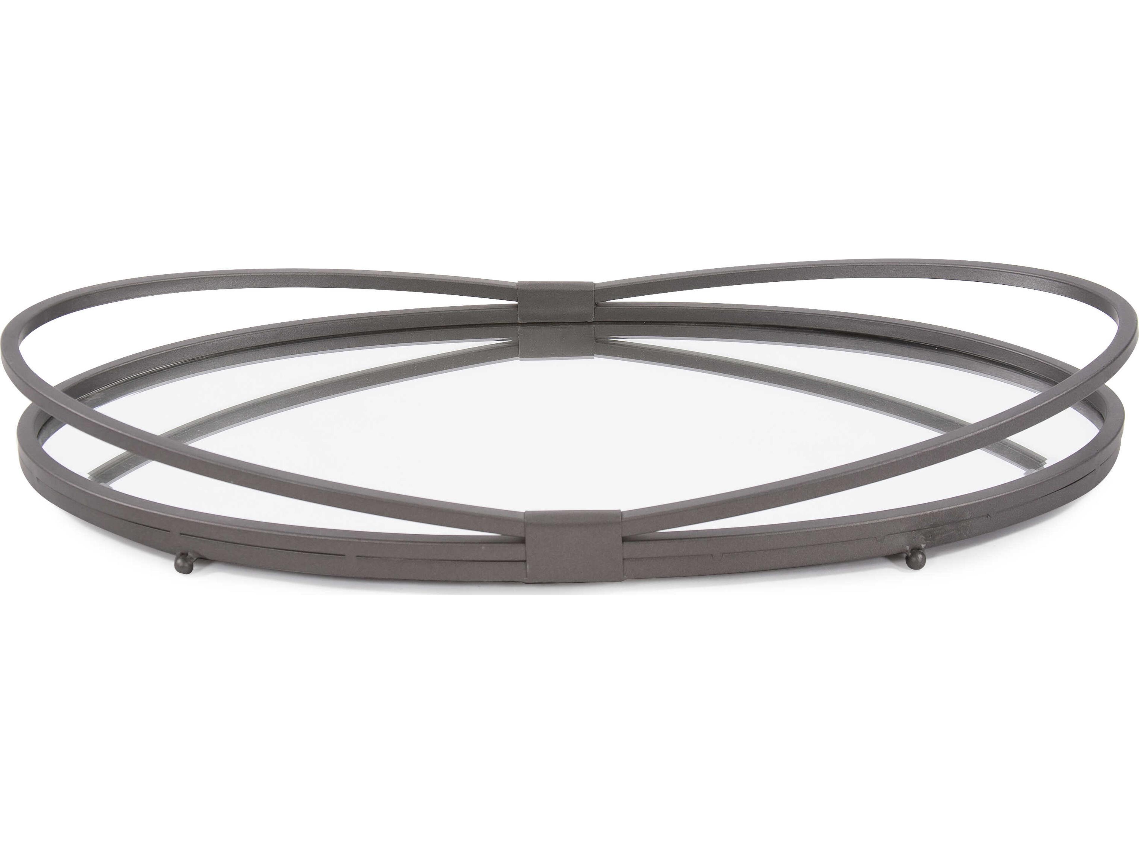 Oval Graphite Serving Tray