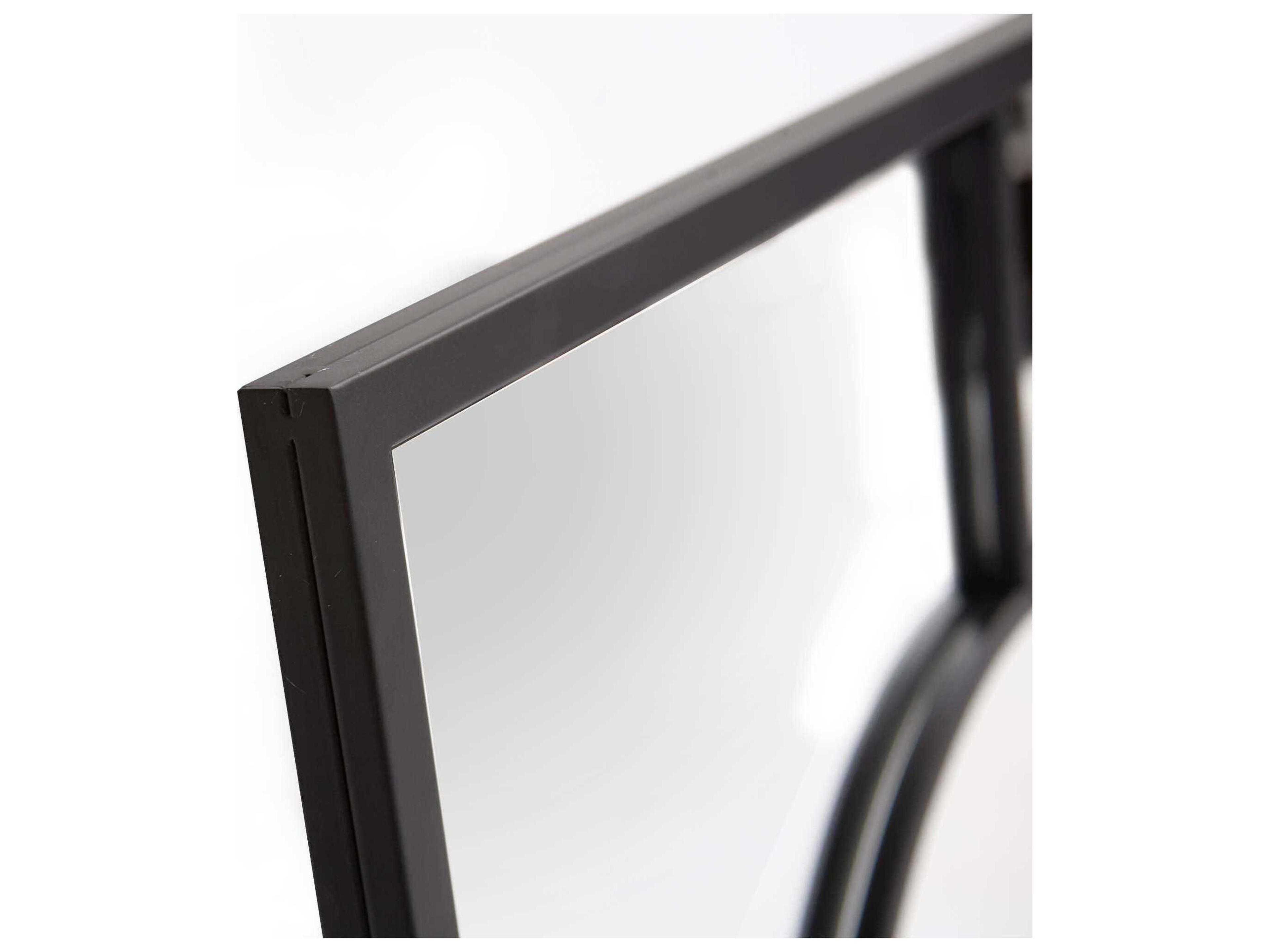 Howard Elliott Conrod Graphite Square Wall Mirror