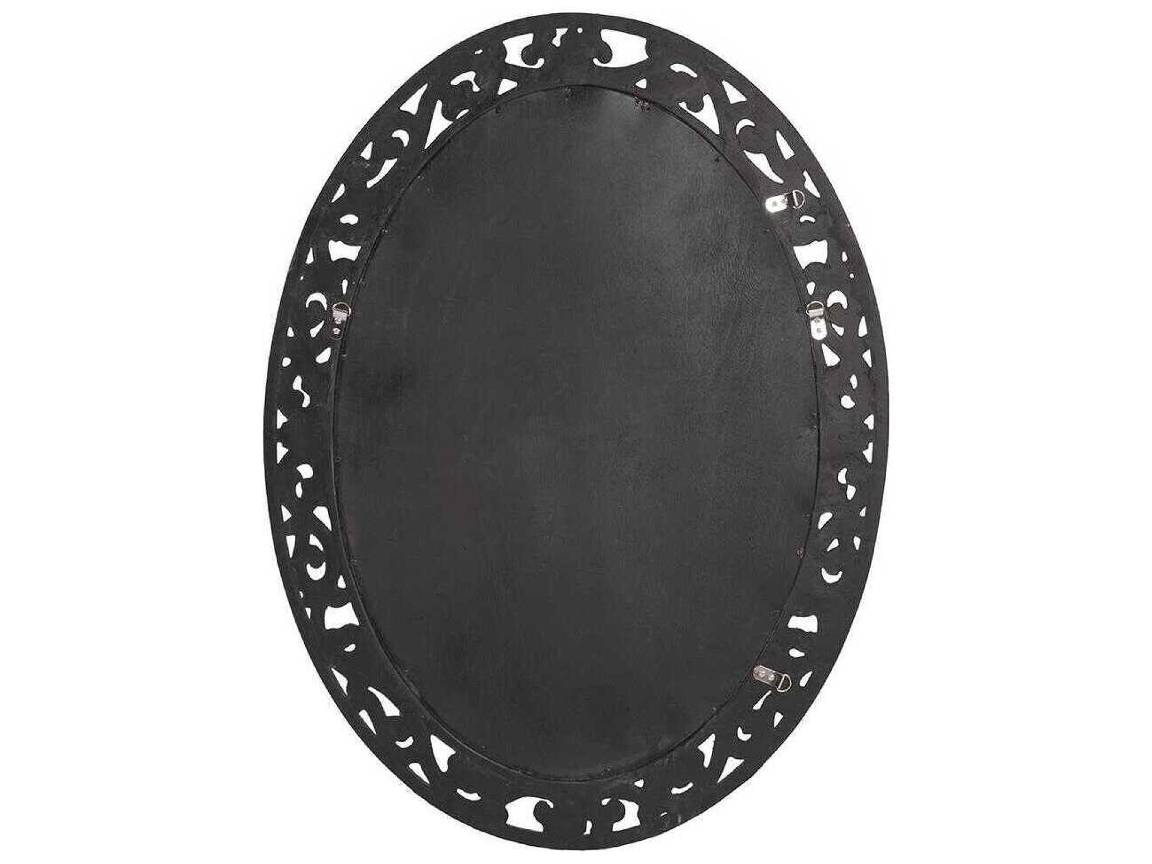 Howard Elliott Suzanne Antique Copper Oval Wall Mirror