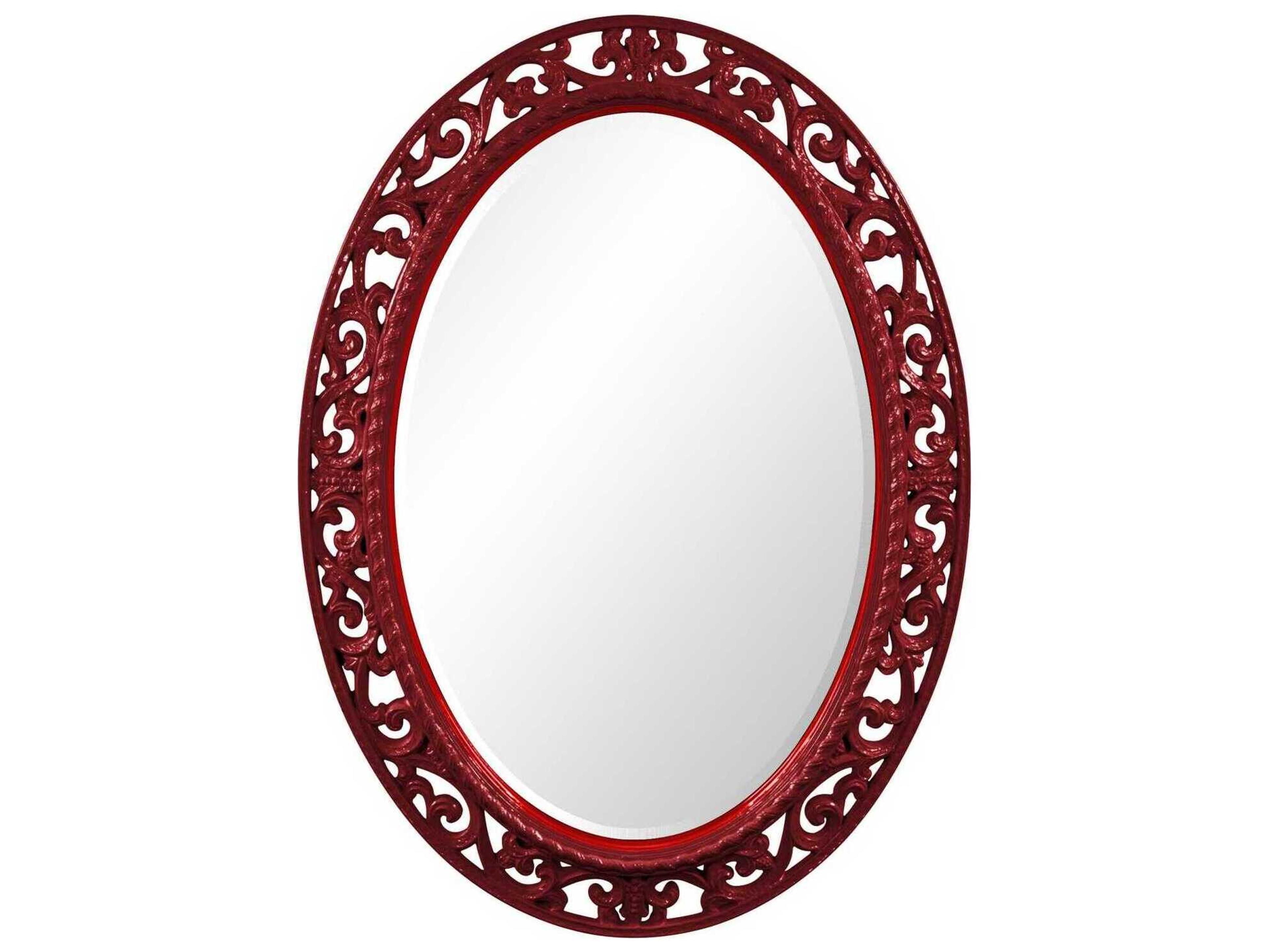 Howard Elliott Suzanne Oval Wall Mirror