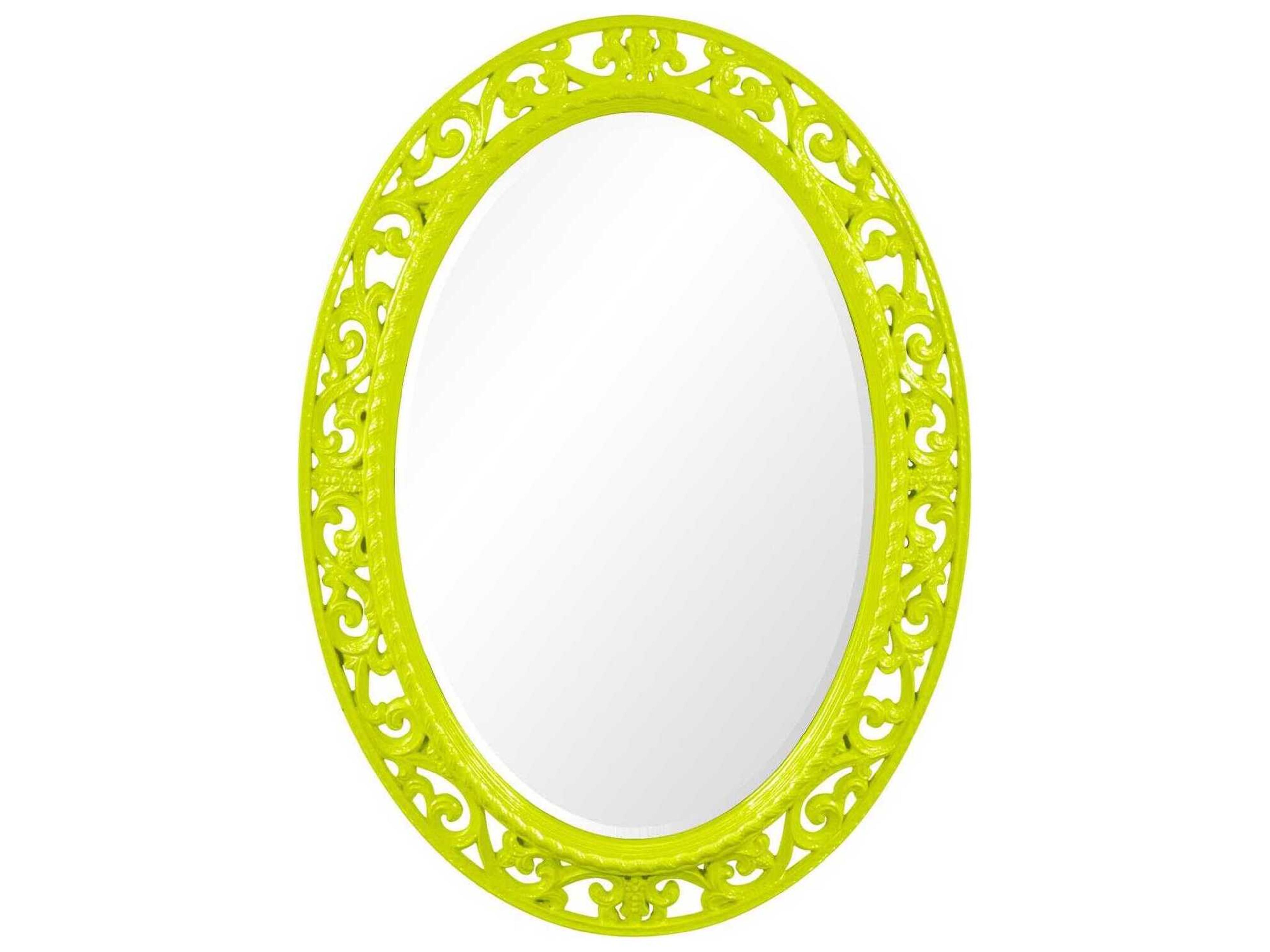 Howard Elliott Suzanne Oval Wall Mirror