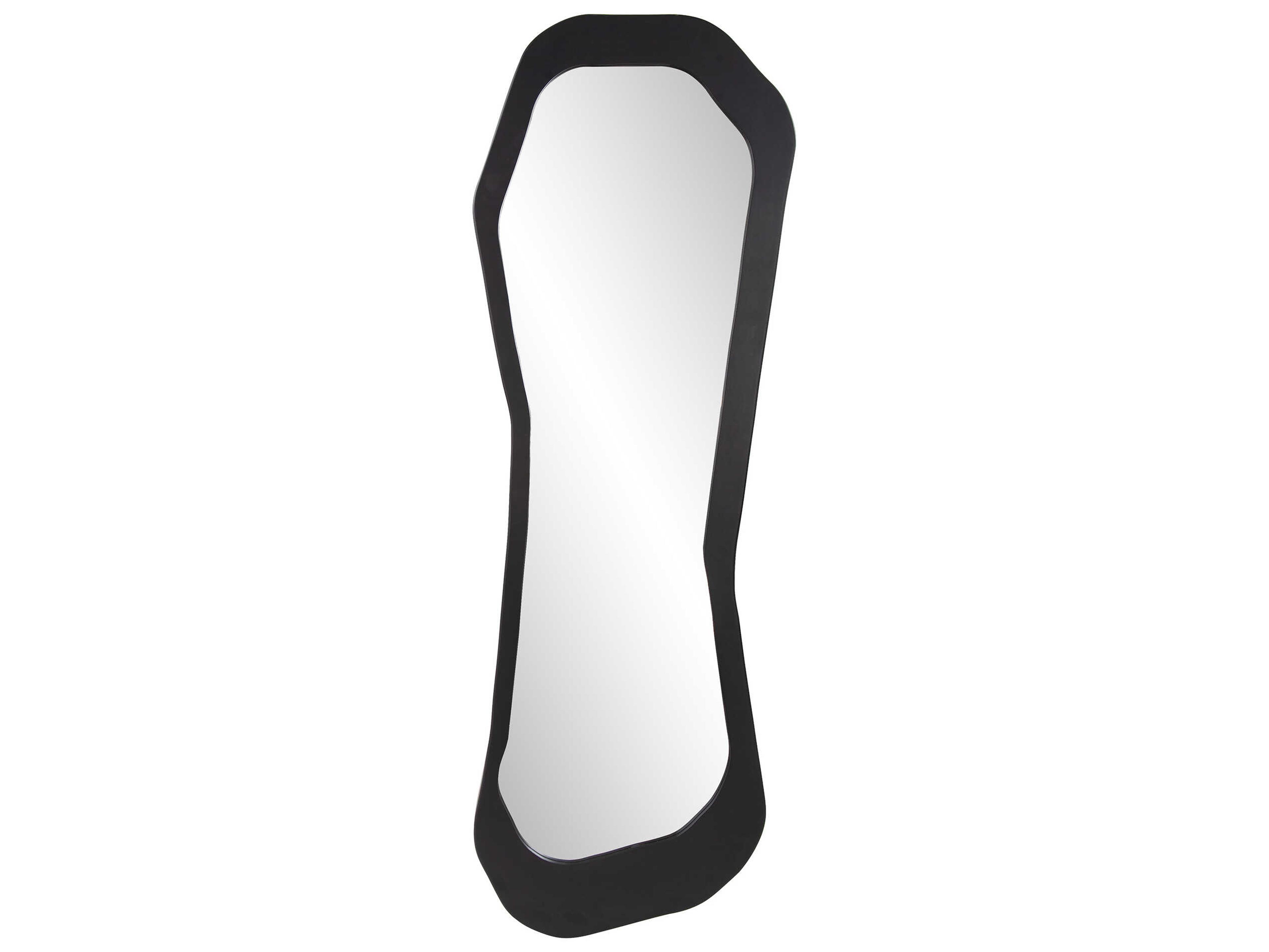 Aranda Matte Black Wall Mirror
