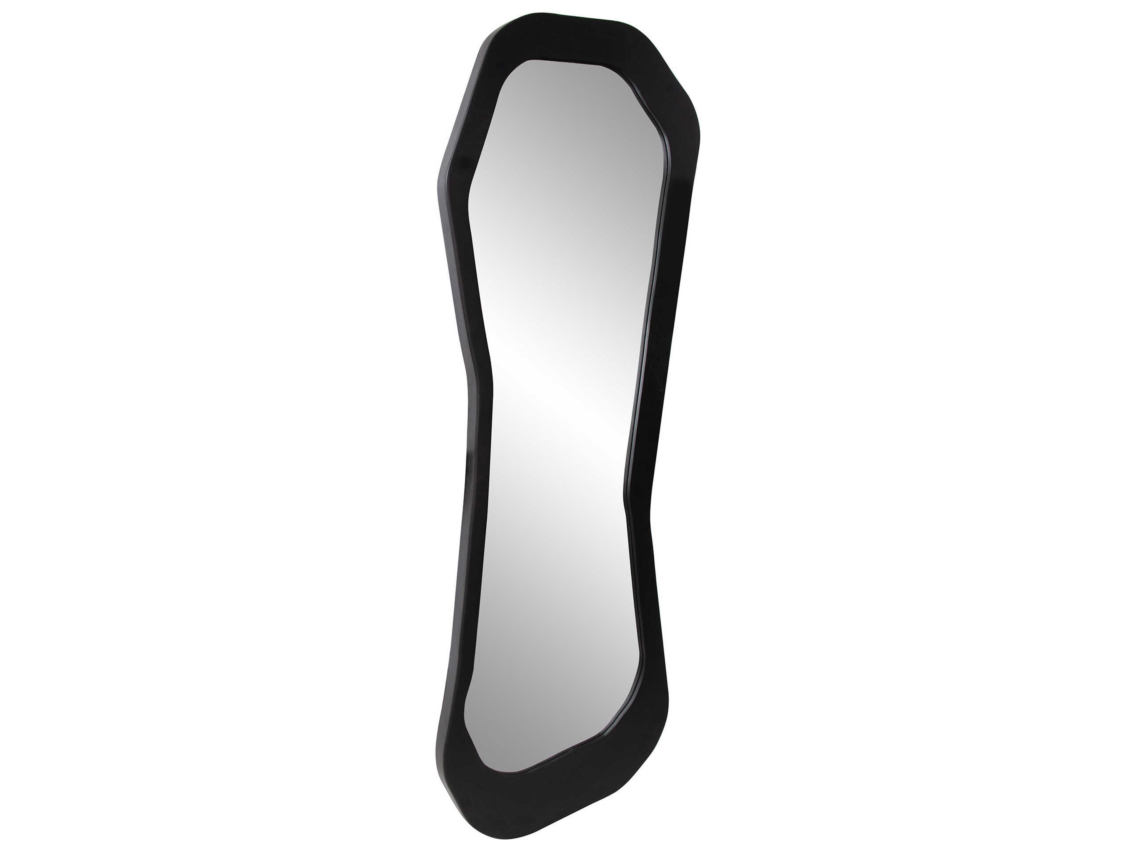 Howard Elliott Aranda Matte Black Wall Mirror