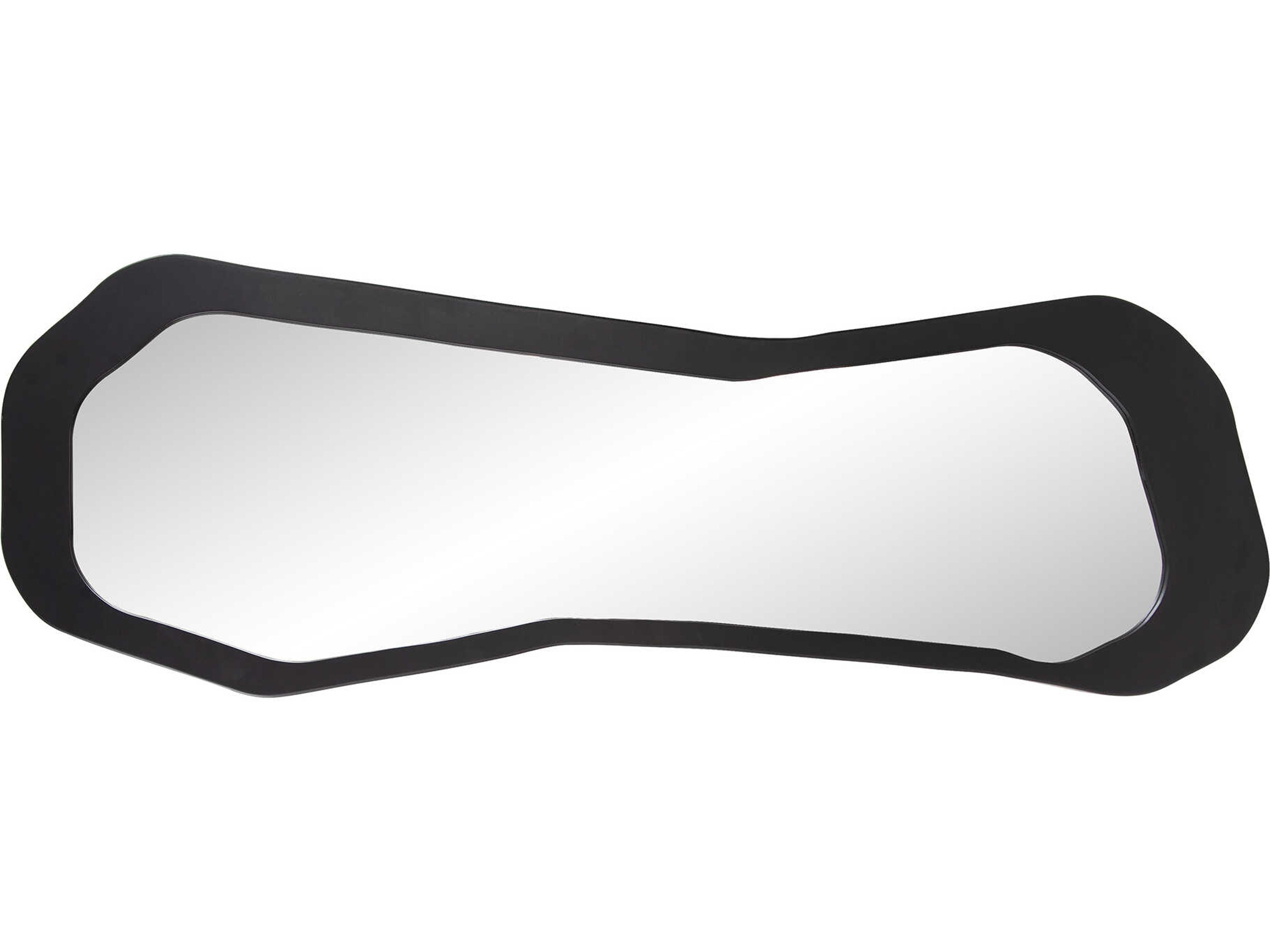 Howard Elliott Aranda Matte Black Wall Mirror