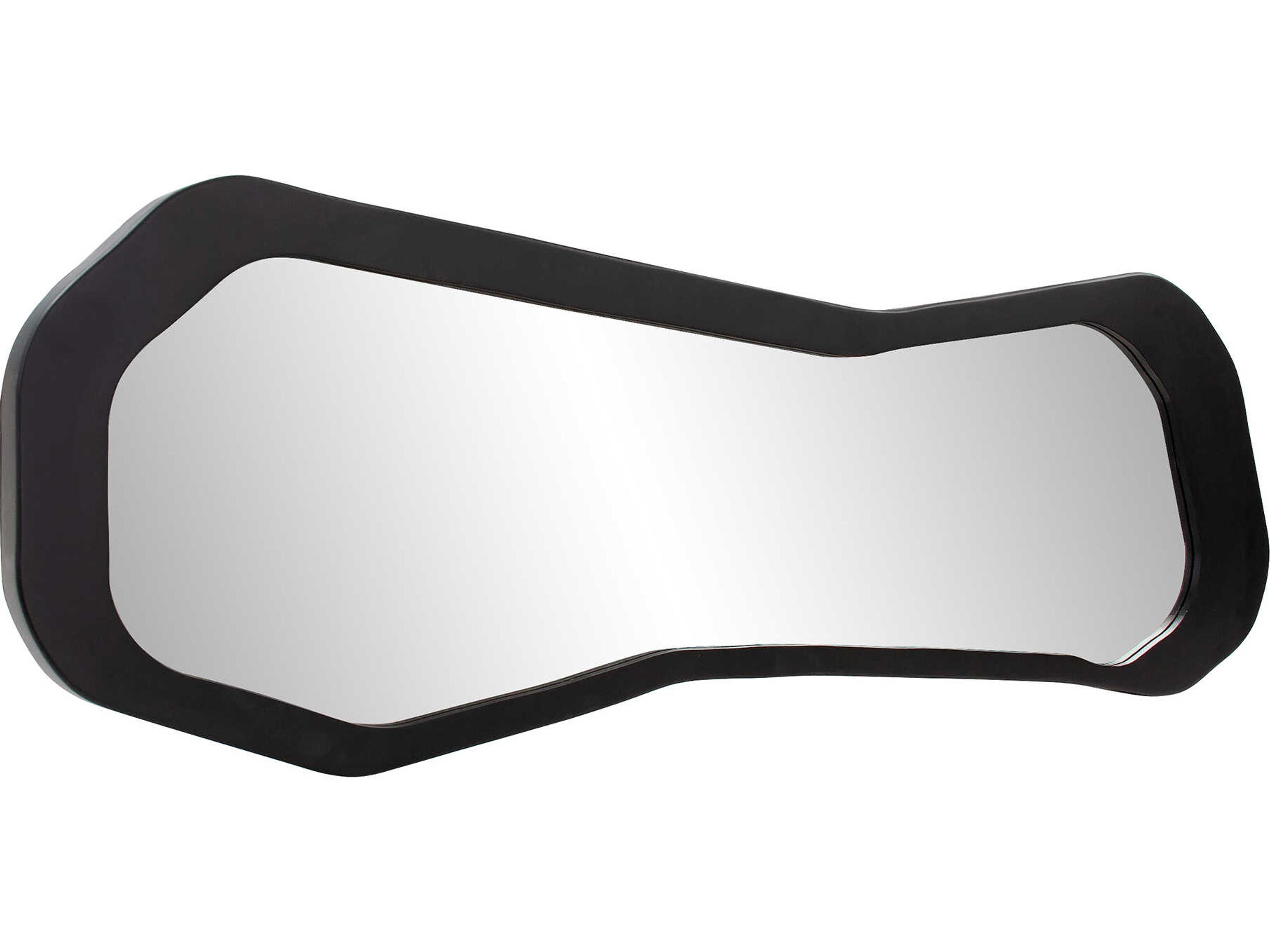 Howard Elliott Aranda Matte Black Wall Mirror