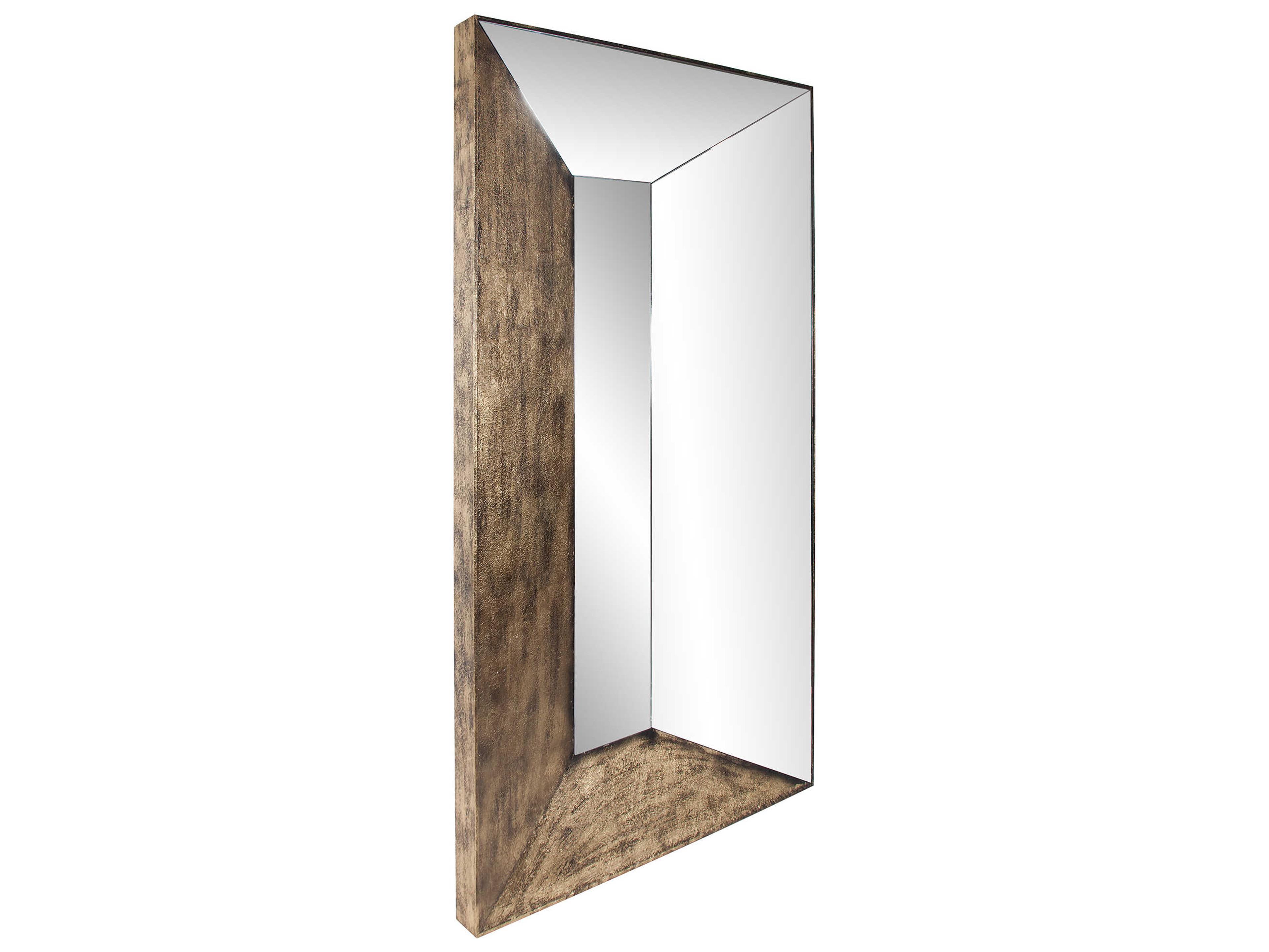 Howard Elliott Barragan Vintage Gold Rectangular Wall Mirror