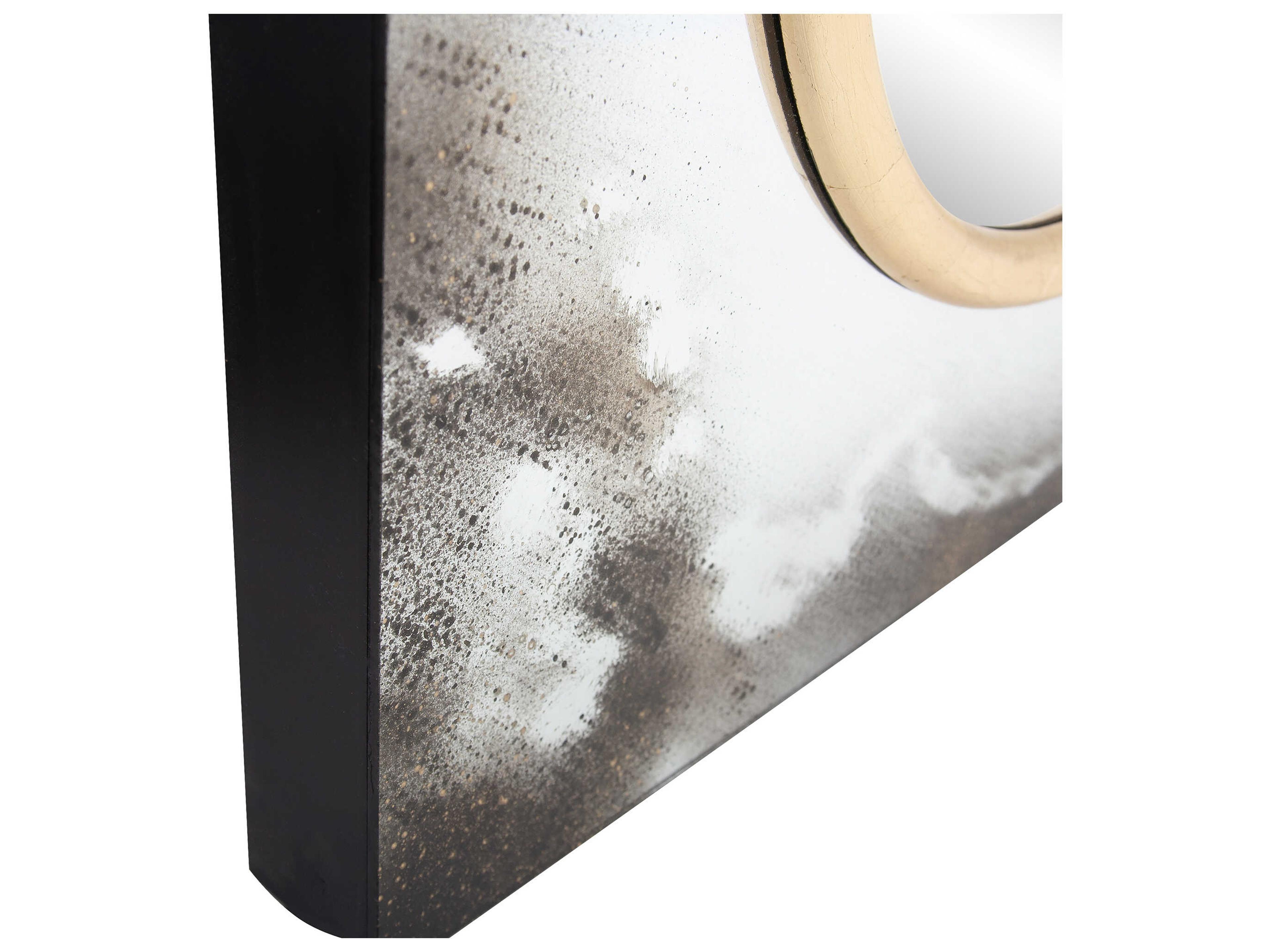 Howard Elliott Spectra Antiqued Silver Square Antique Mirror Set of 4