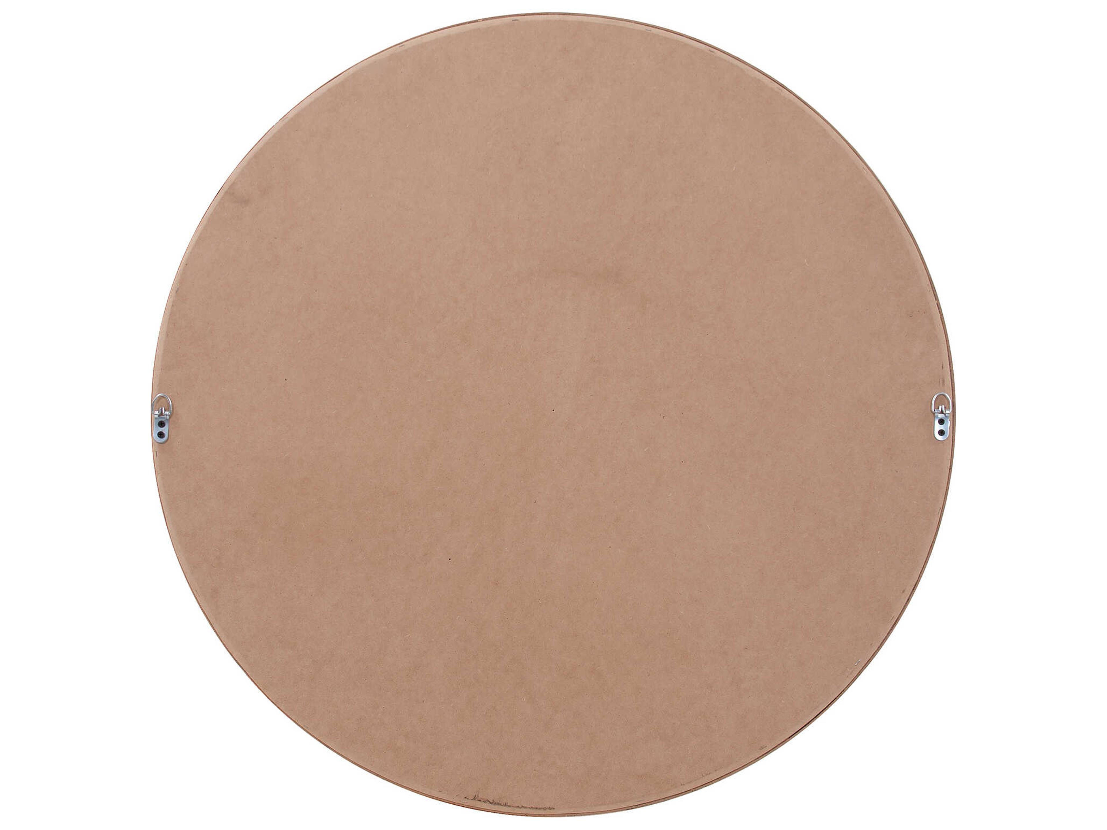 Howard Elliott Emilie Gold Round Wall Mirror