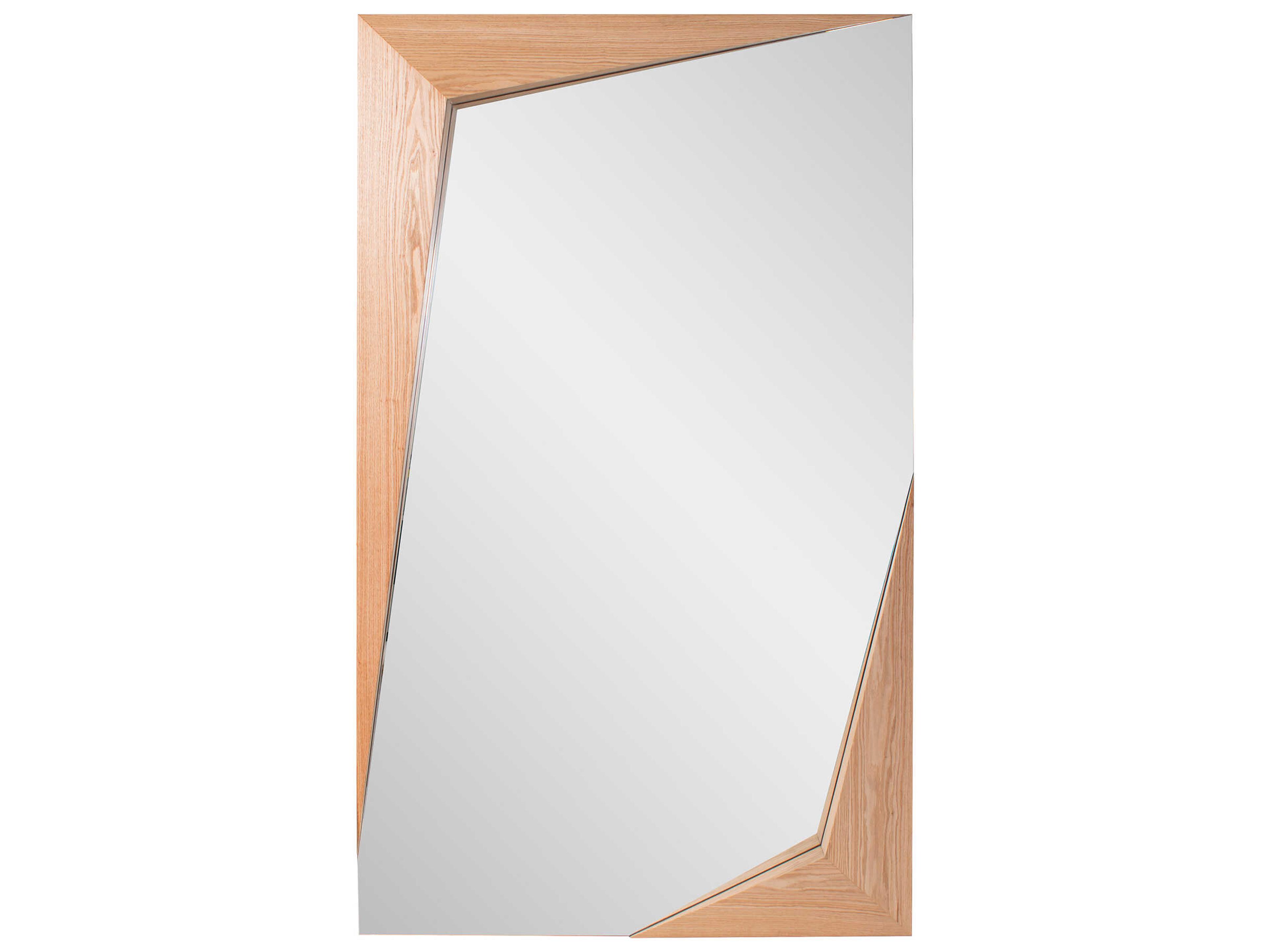 Mojgan Natural Rectangular Wall Mirror