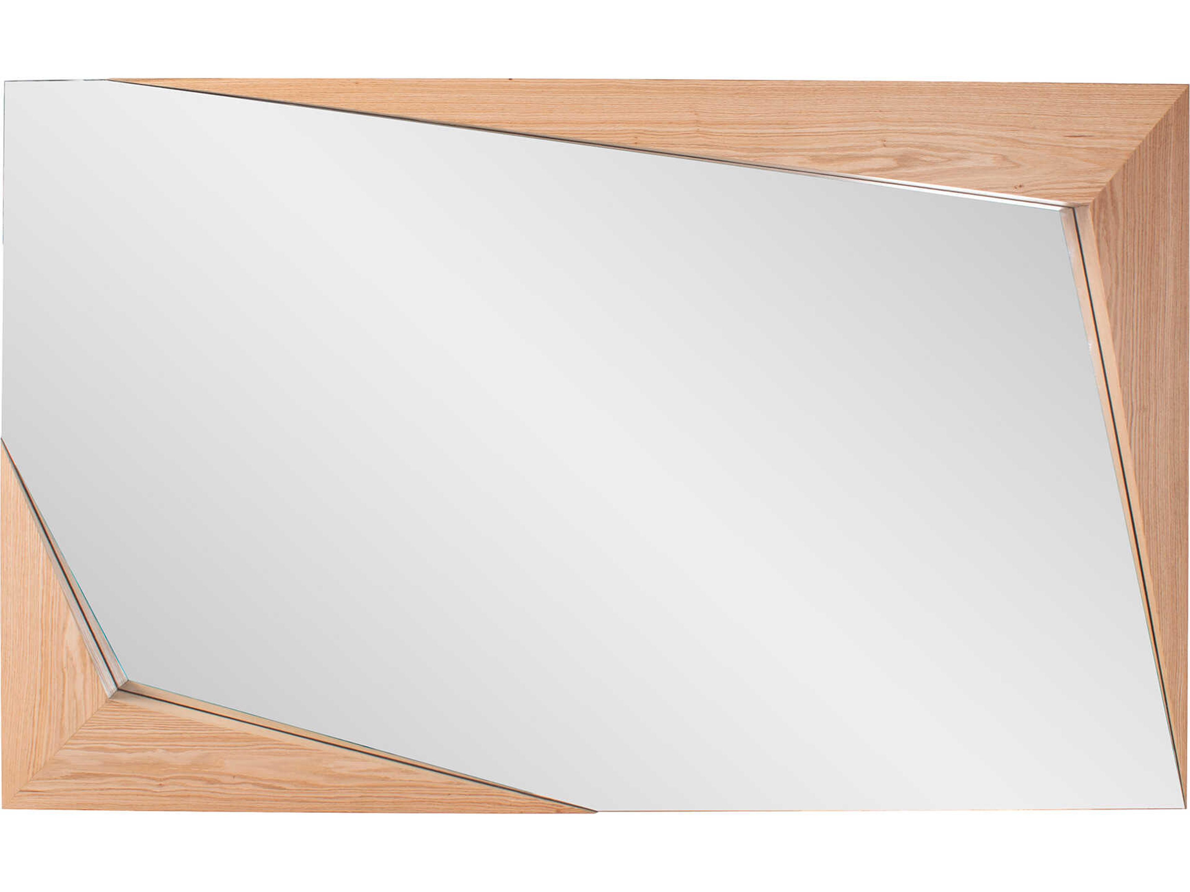 Howard Elliott Mojgan Natural Rectangular Wall Mirror