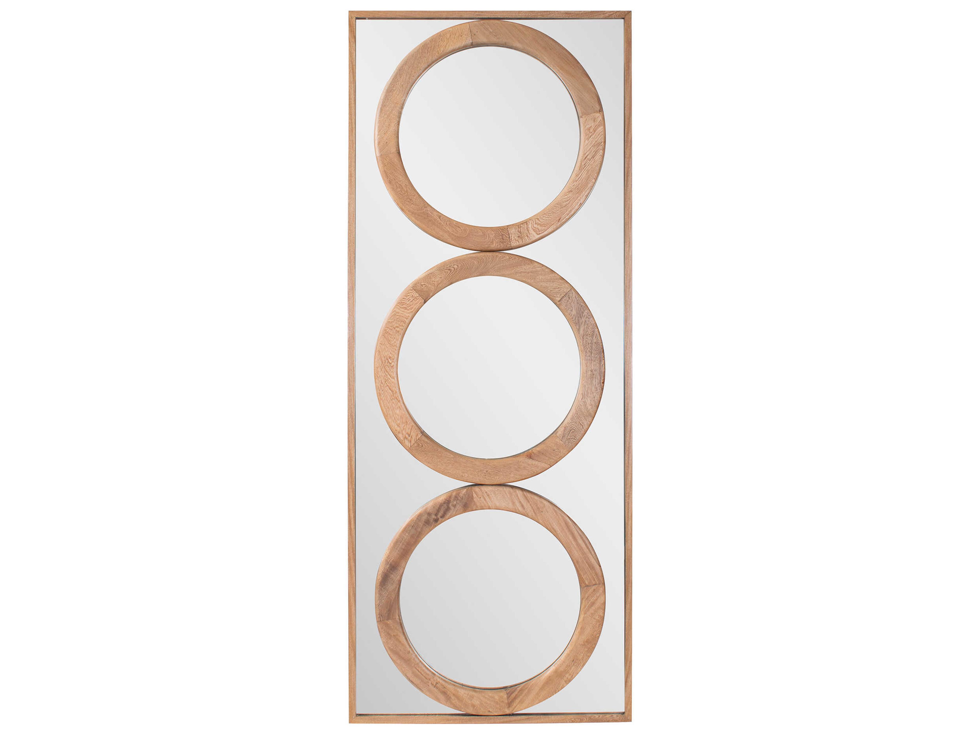 Balwani Oversized Natural Rectangular Wall Mirror