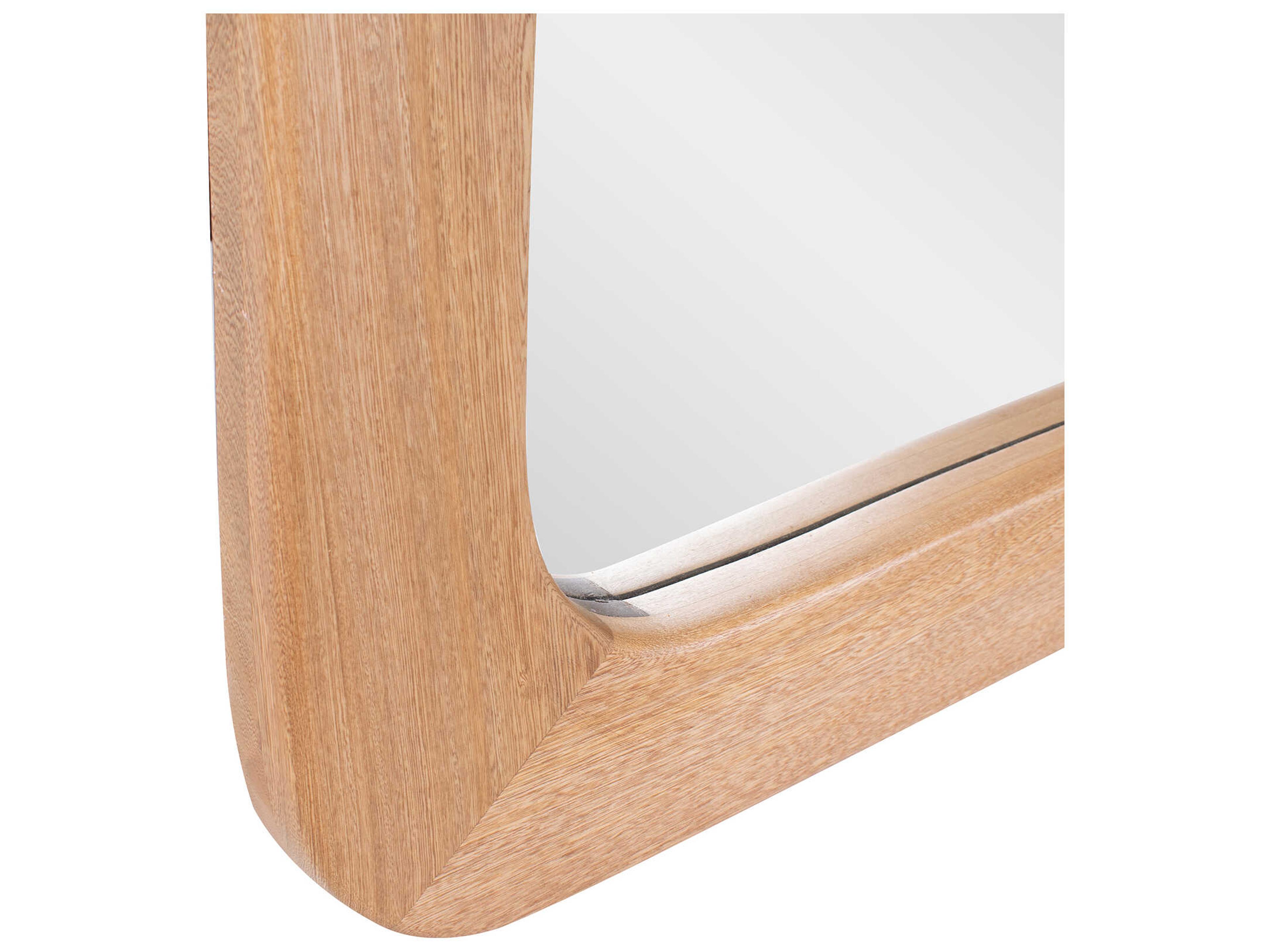 Howard Elliott Woodard Parabola Oversized Natural Wall Mirror