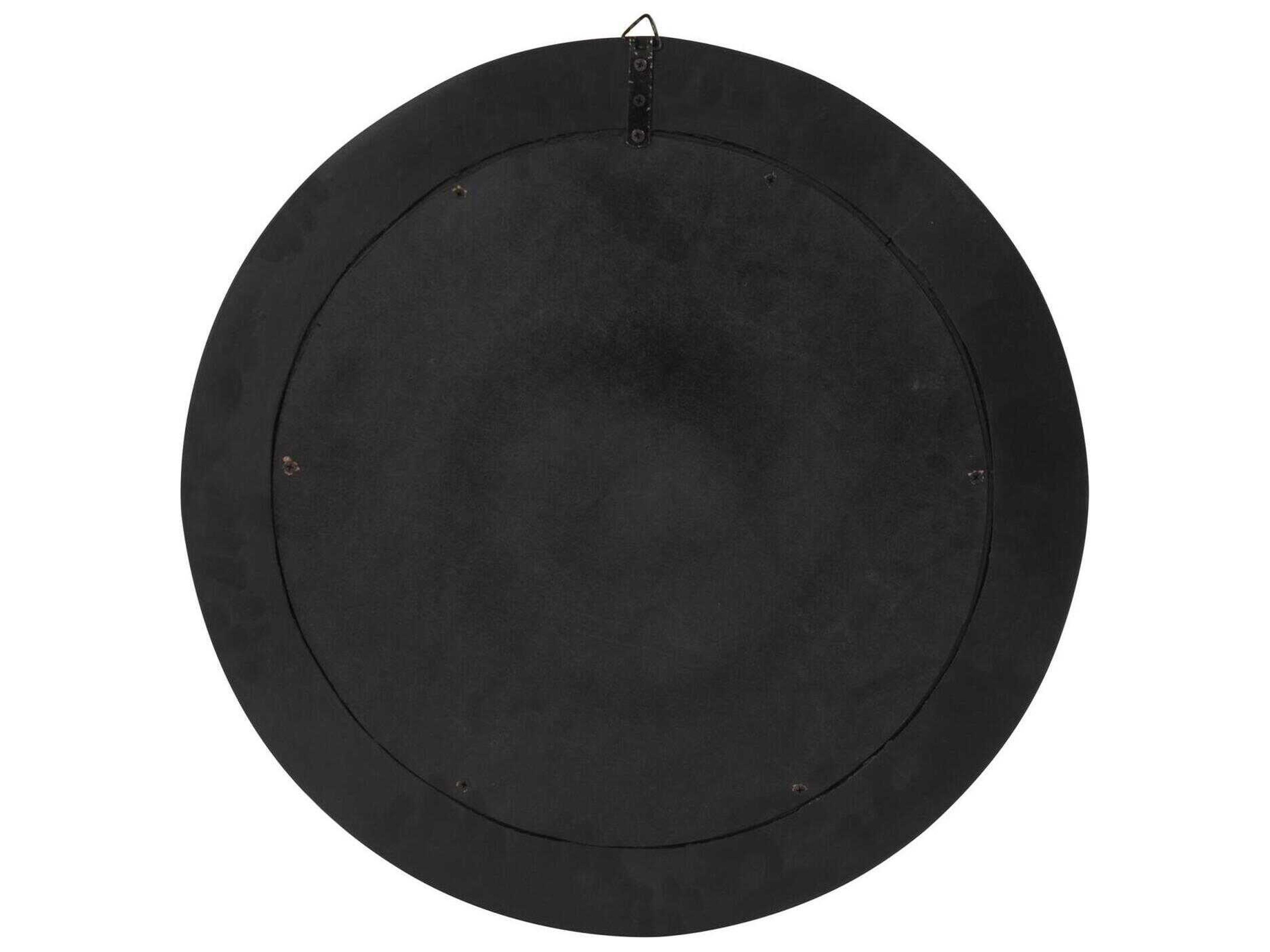 Howard Elliott Godfrey Natural Round Wall Mirror