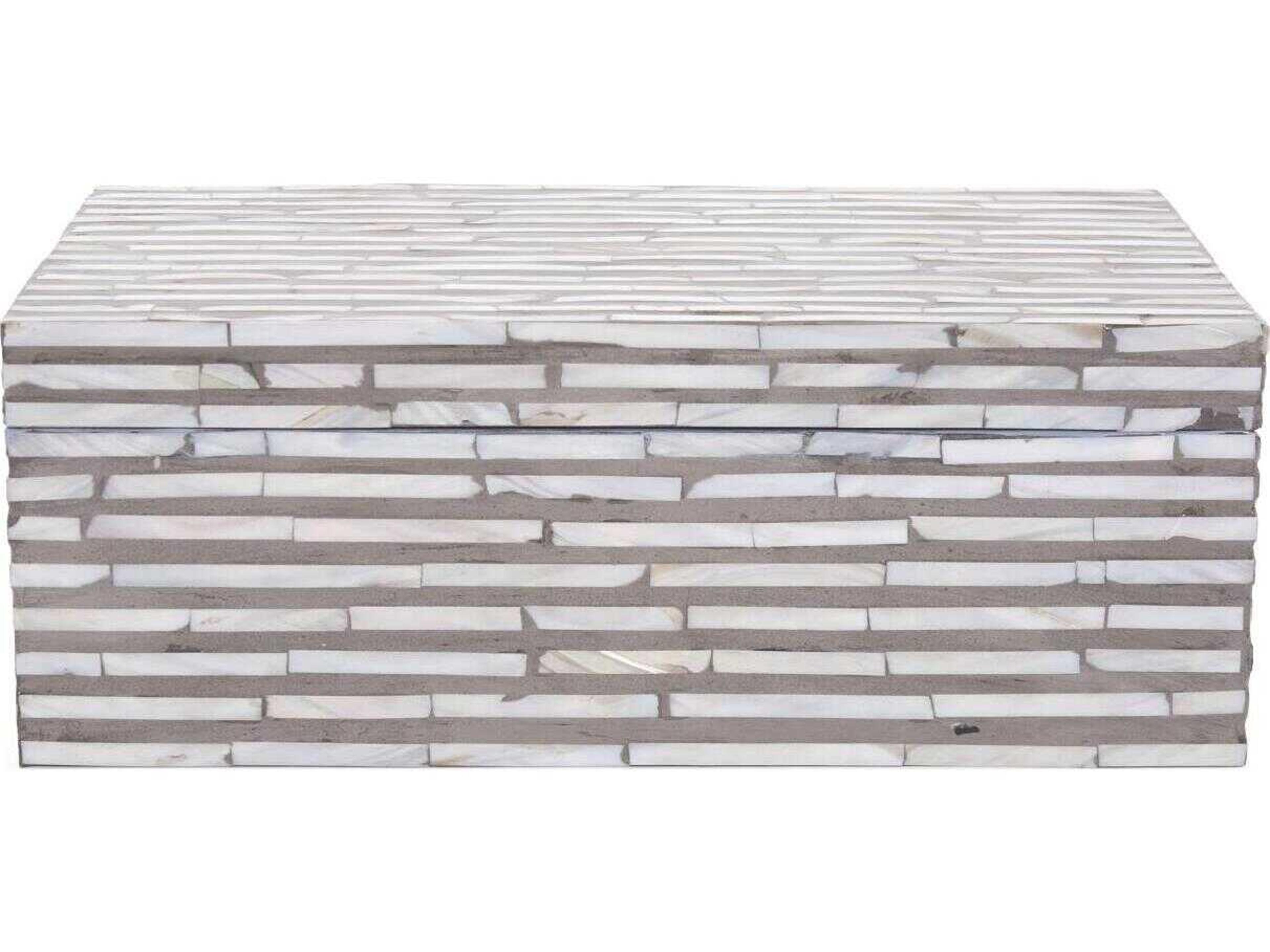 Julianna Rectangular Mother of Pearl Low Box