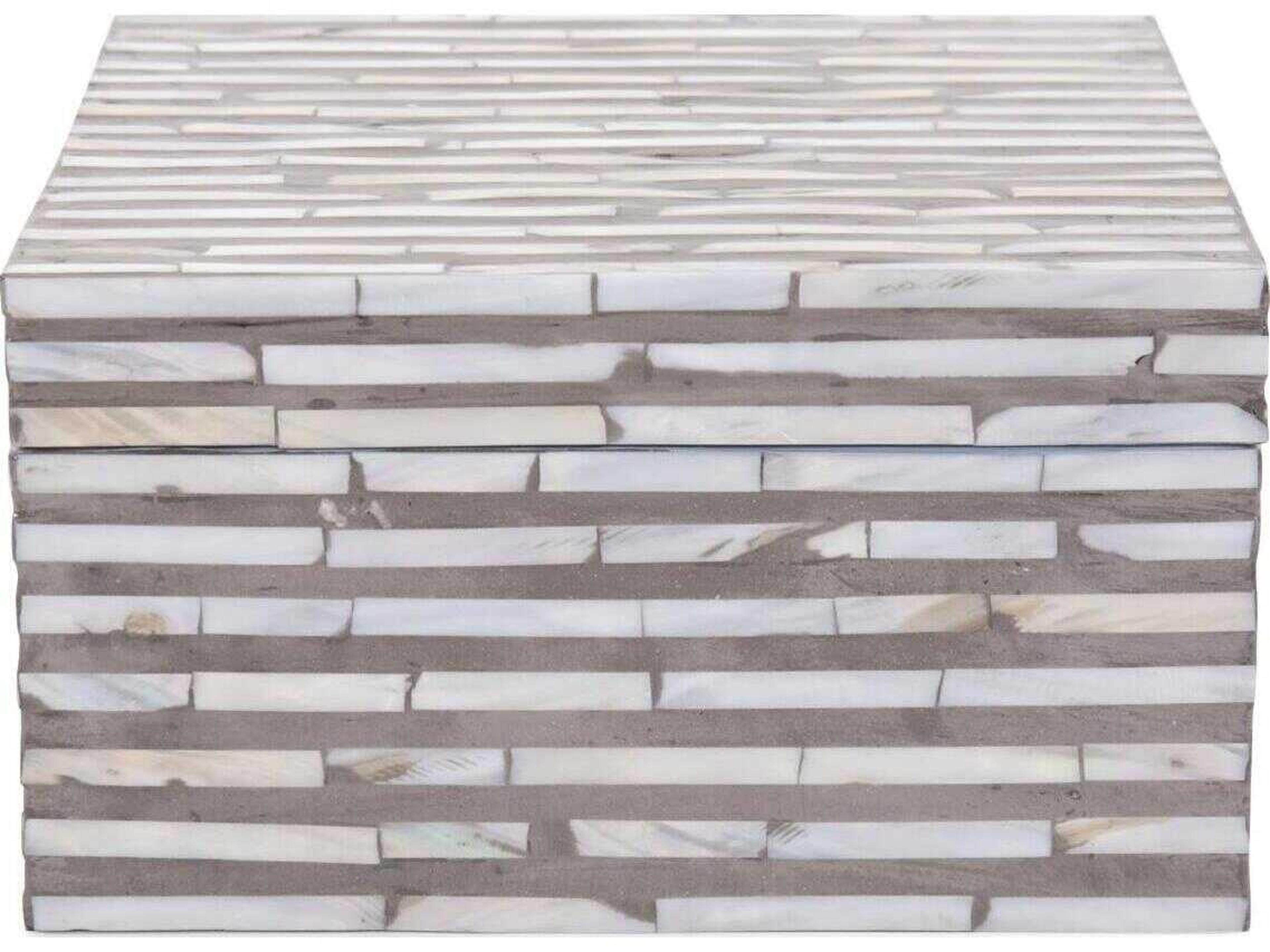 Julianna Square Mother of Pearl High Box