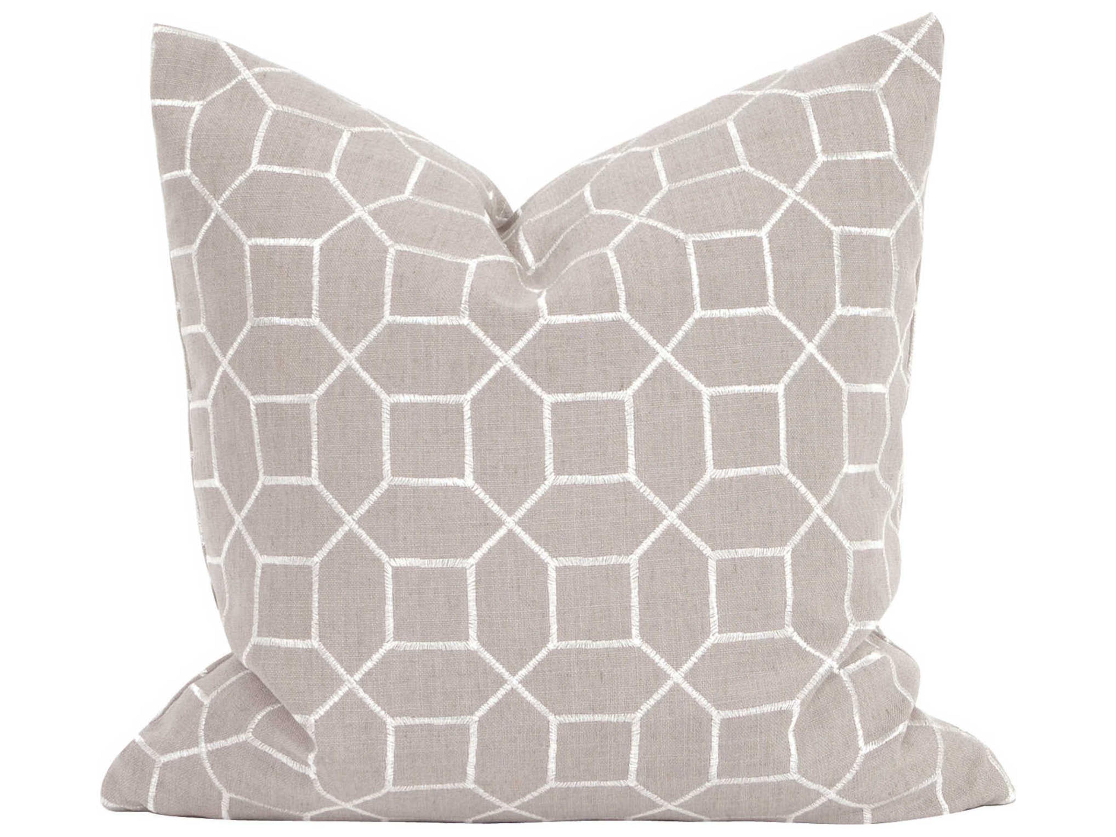 Davida Kay Trellis Slate 20" x 20" Pillow