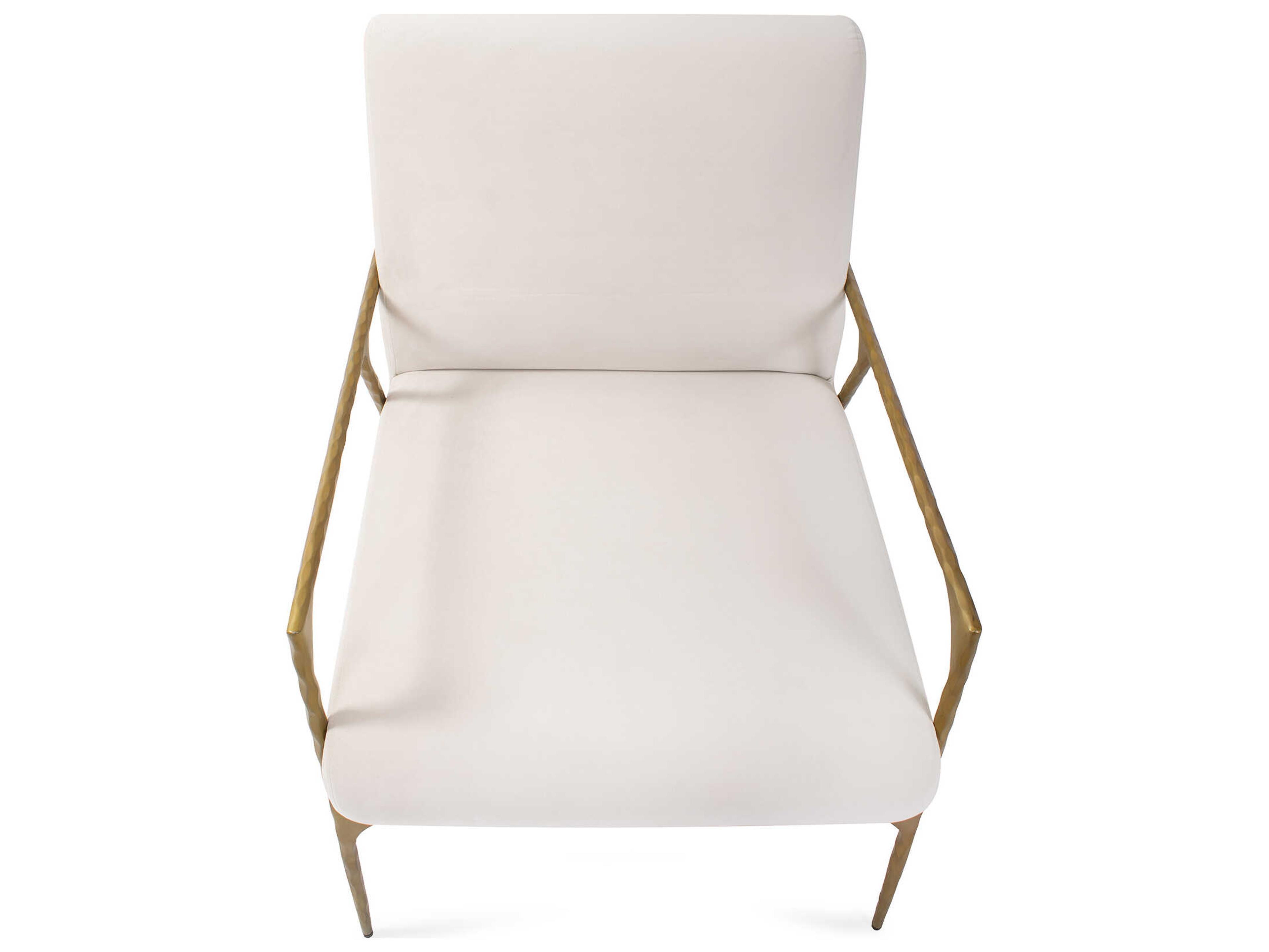 Howard Elliott Stanton White Fabric Accent Chair